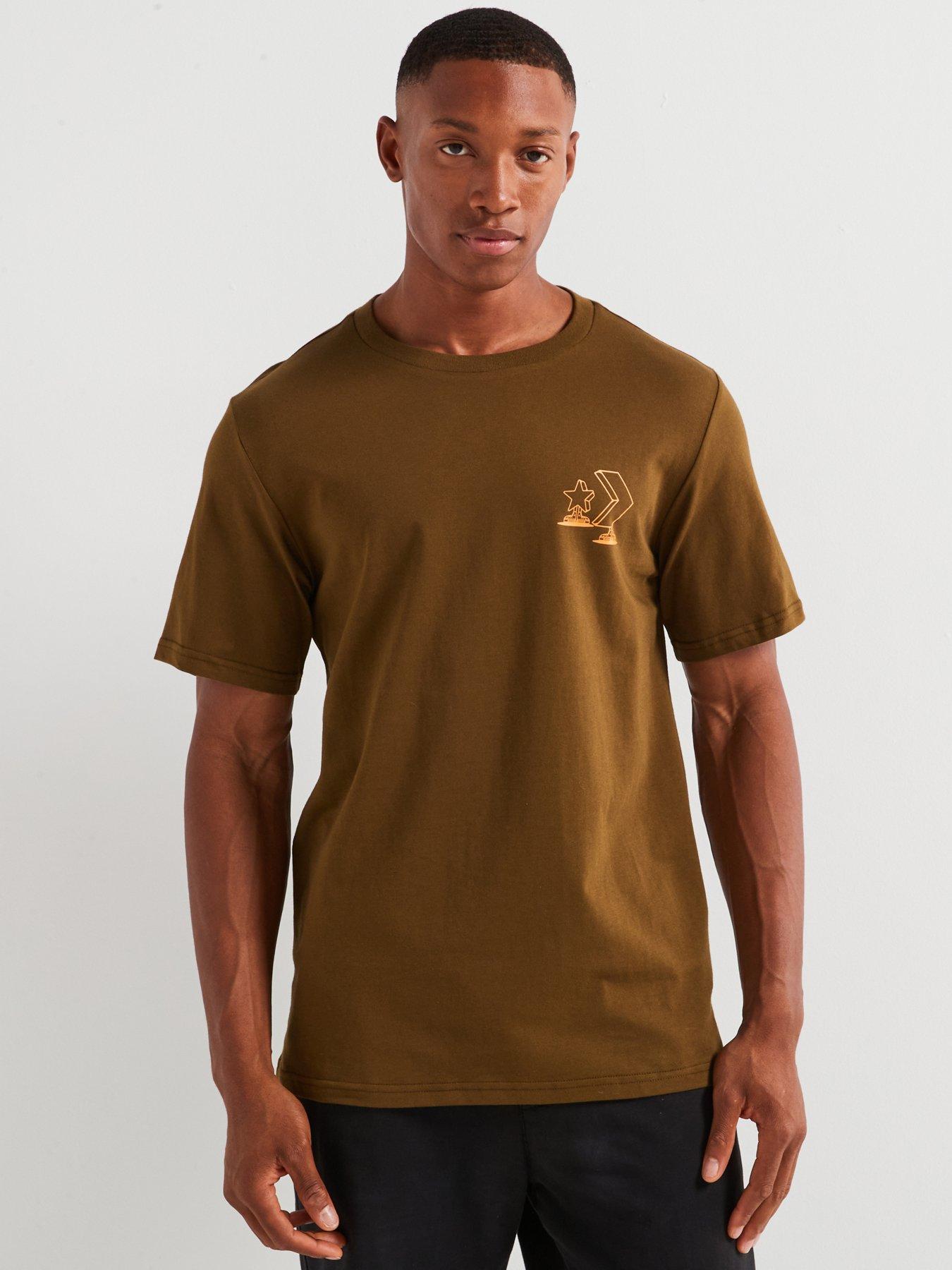  image of converse-holiday-skate-t-shirt-khaki