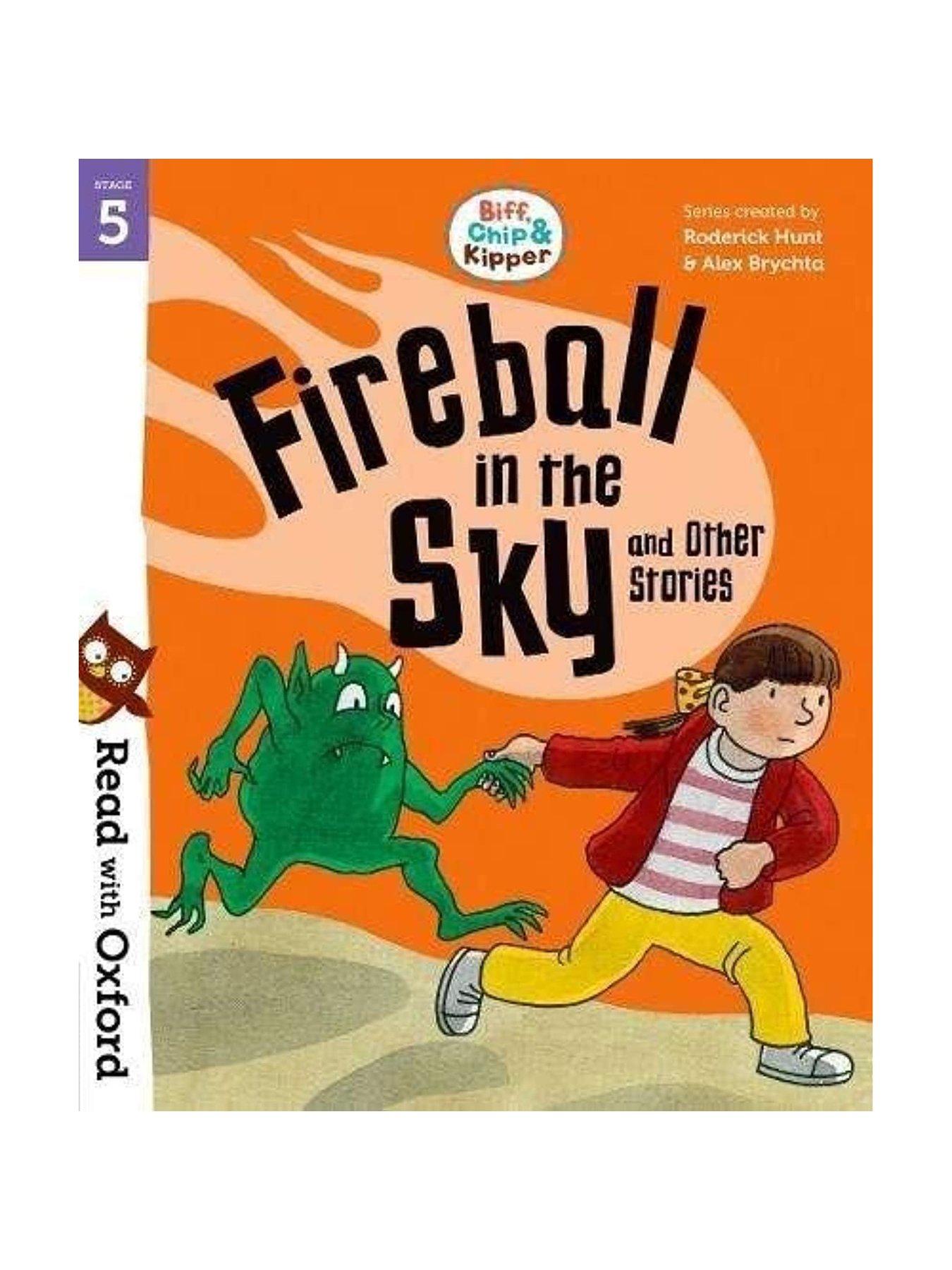 image of read-with-oxford-stage-5-biff-chip-kipper-bind-up-fireball-in-sky-flying-machine-2-book-set