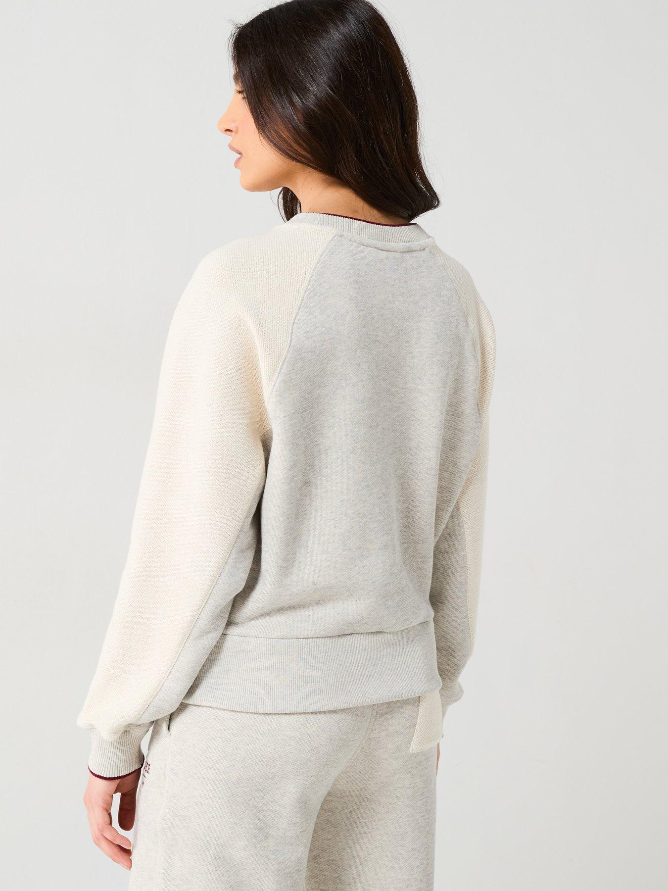  image of tommy-hilfiger-monotype-logo-textured-sweatshirt-white