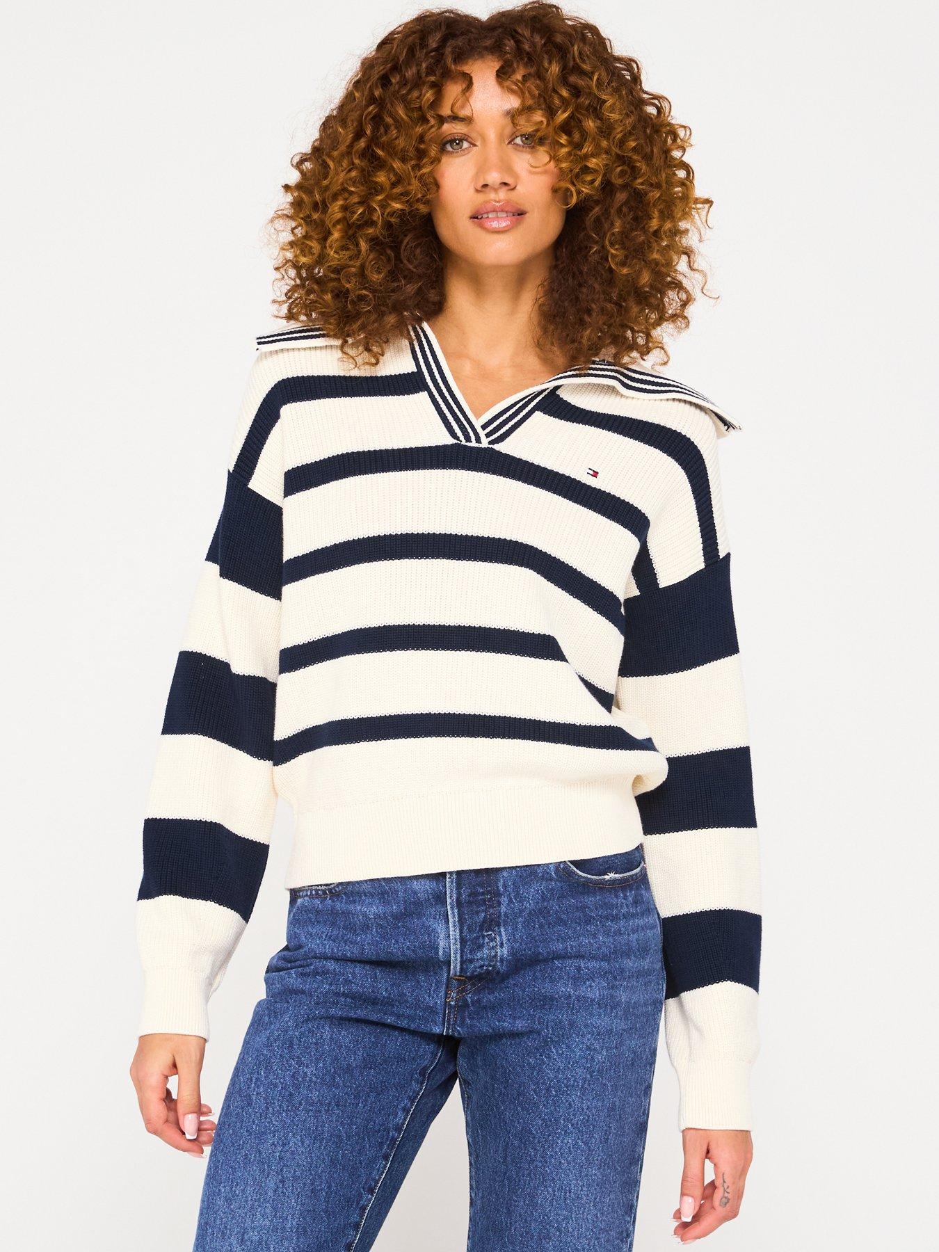 tommy-hilfiger-v-neck-striped-jumper-white