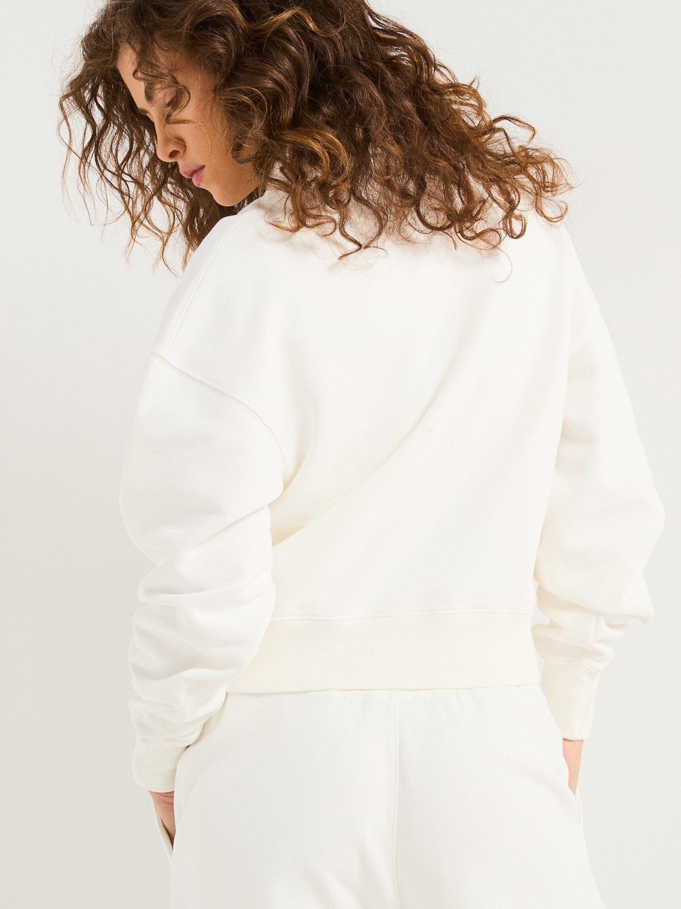  image of tommy-jeans-graphic-logo-polo-sweatshirt-white