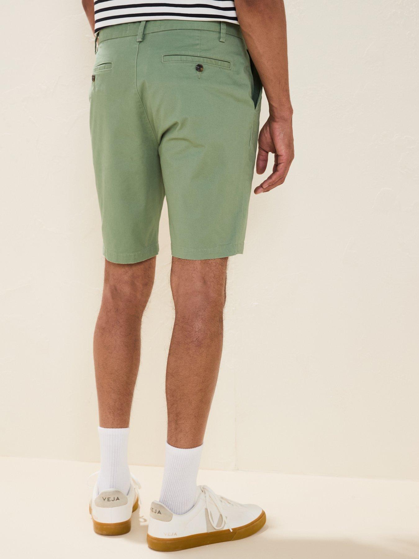 stillFront image of everyday-slim-stretch-chino-shorts-mint