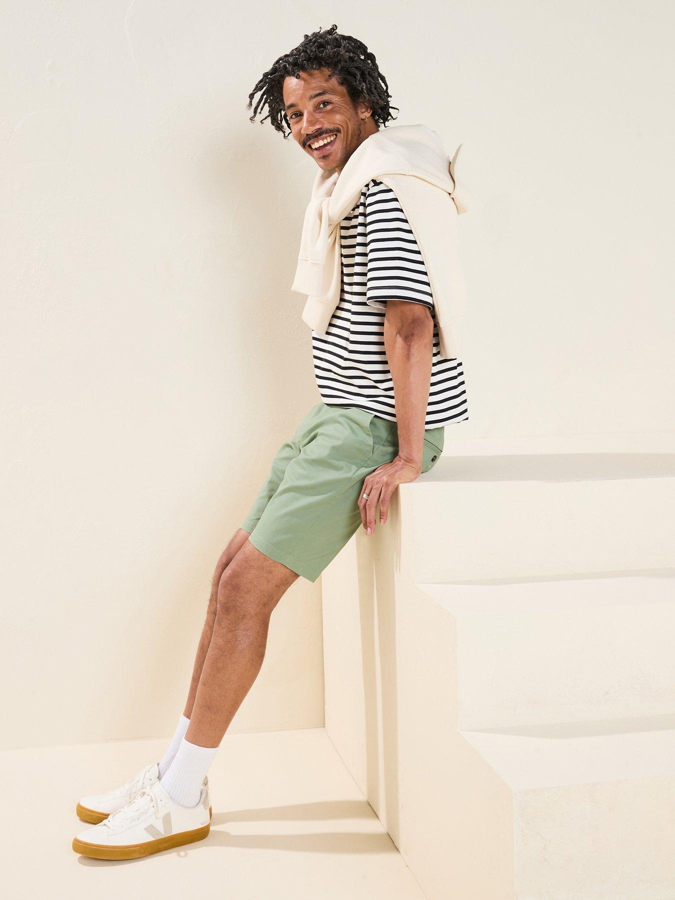  image of everyday-slim-stretch-chino-shorts-mint