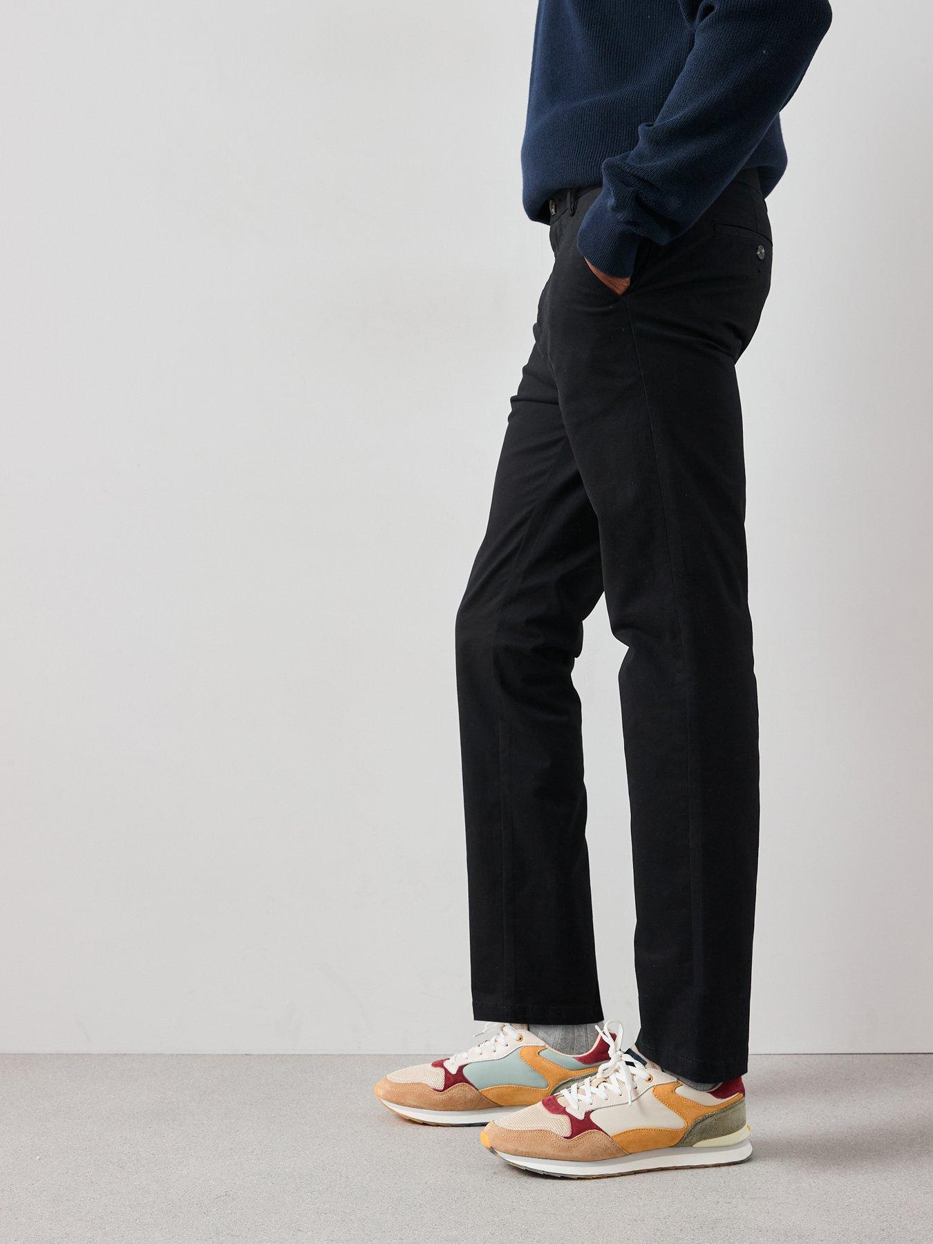 Image 6 of 6 of The Very Collection Cotton Rich Straight Stretch Chino Trouser - Black