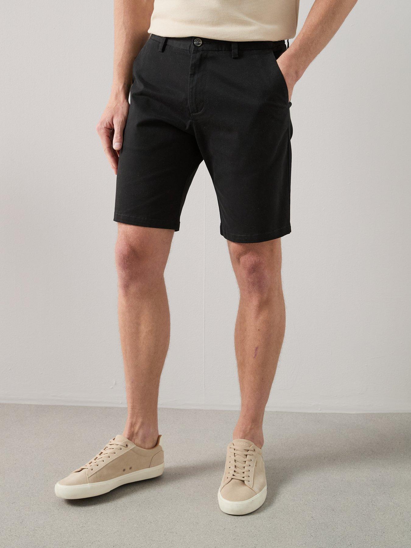 Image 3 of 6 of The Very Collection Slim Fit Chino Short With Stretch - Black