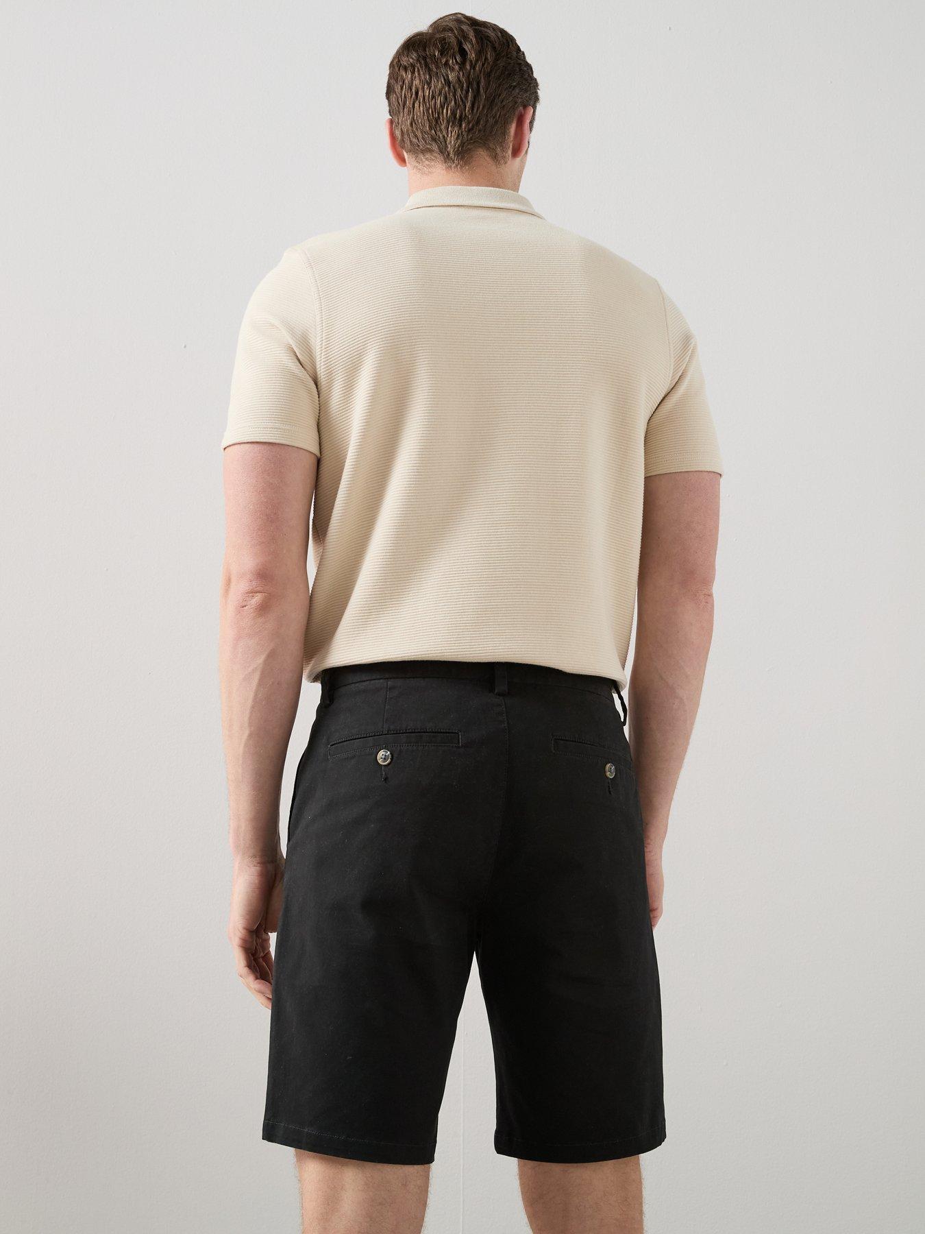 Image 5 of 6 of The Very Collection Slim Fit Chino Short With Stretch - Black