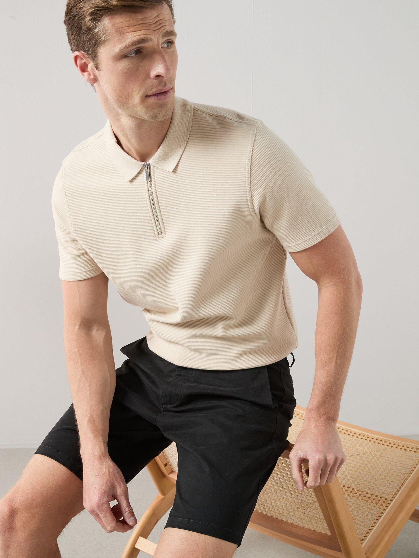 Image 6 of 6 of The Very Collection Slim Fit Chino Short With Stretch - Black