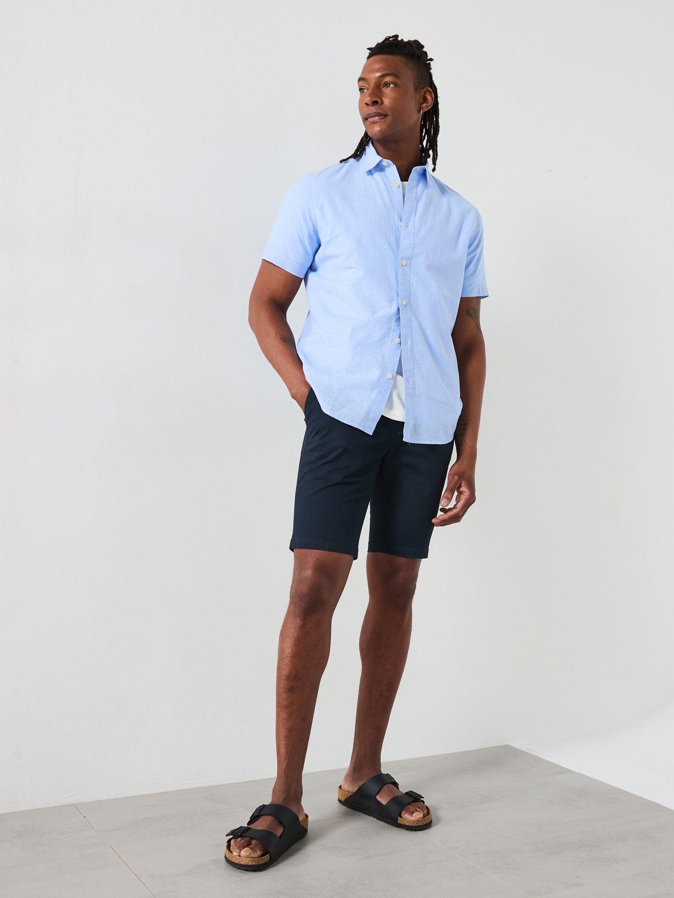 very-man-slim-stretch-chino-shorts-navy