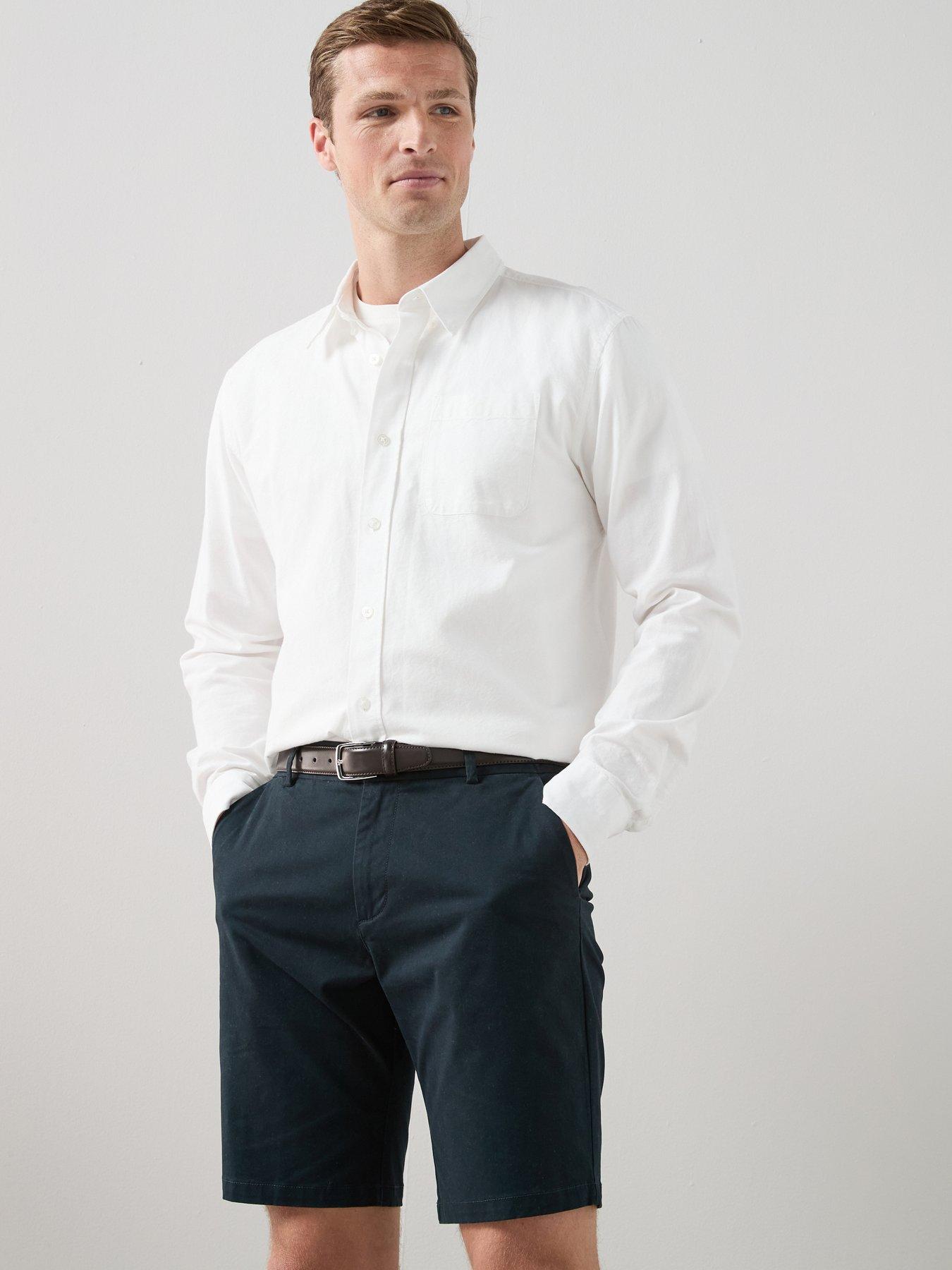 The Very Collection Slim Fit Chino Short With Stretch - Navy