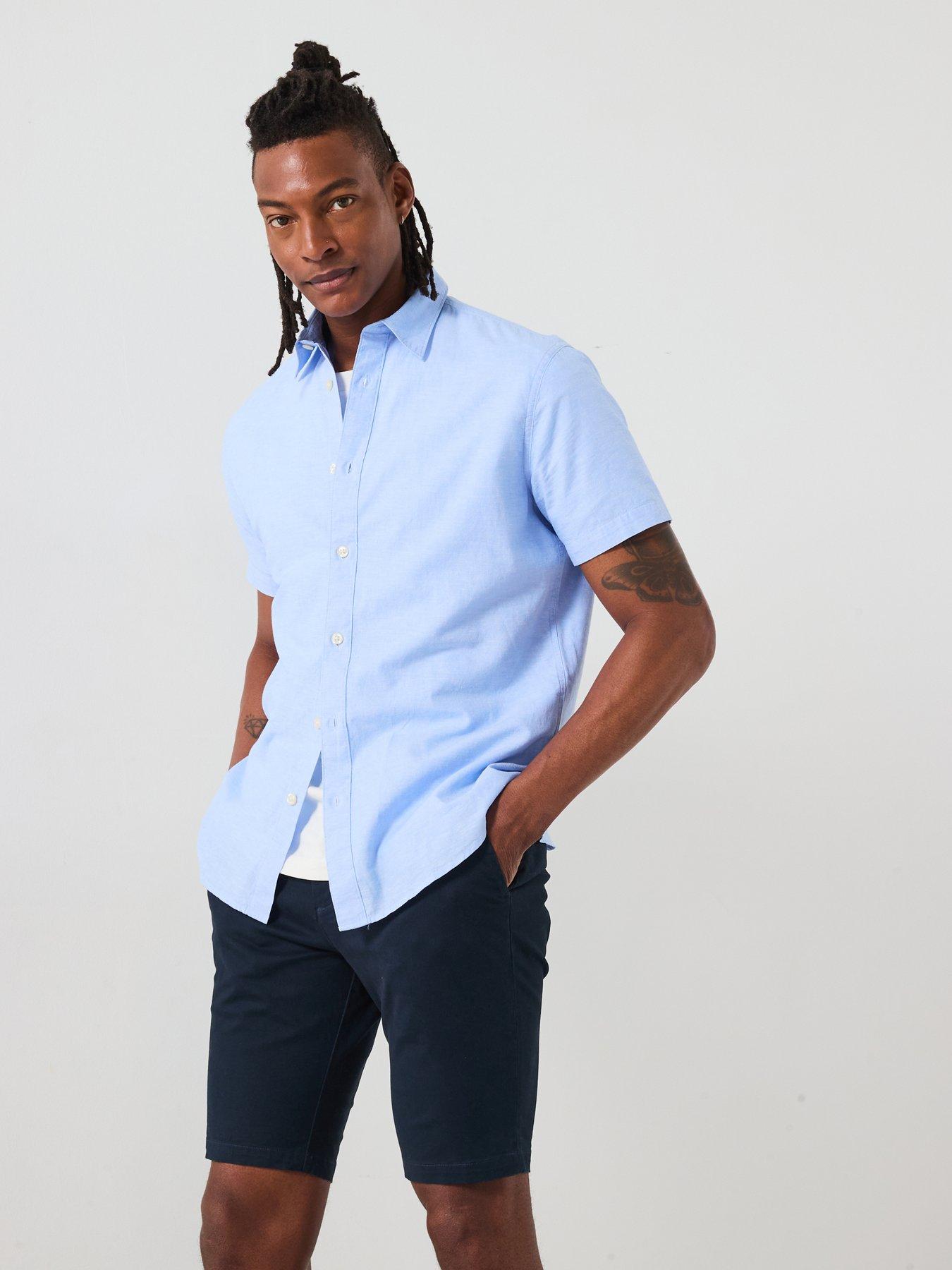  image of very-man-slim-stretch-chino-shorts-navy