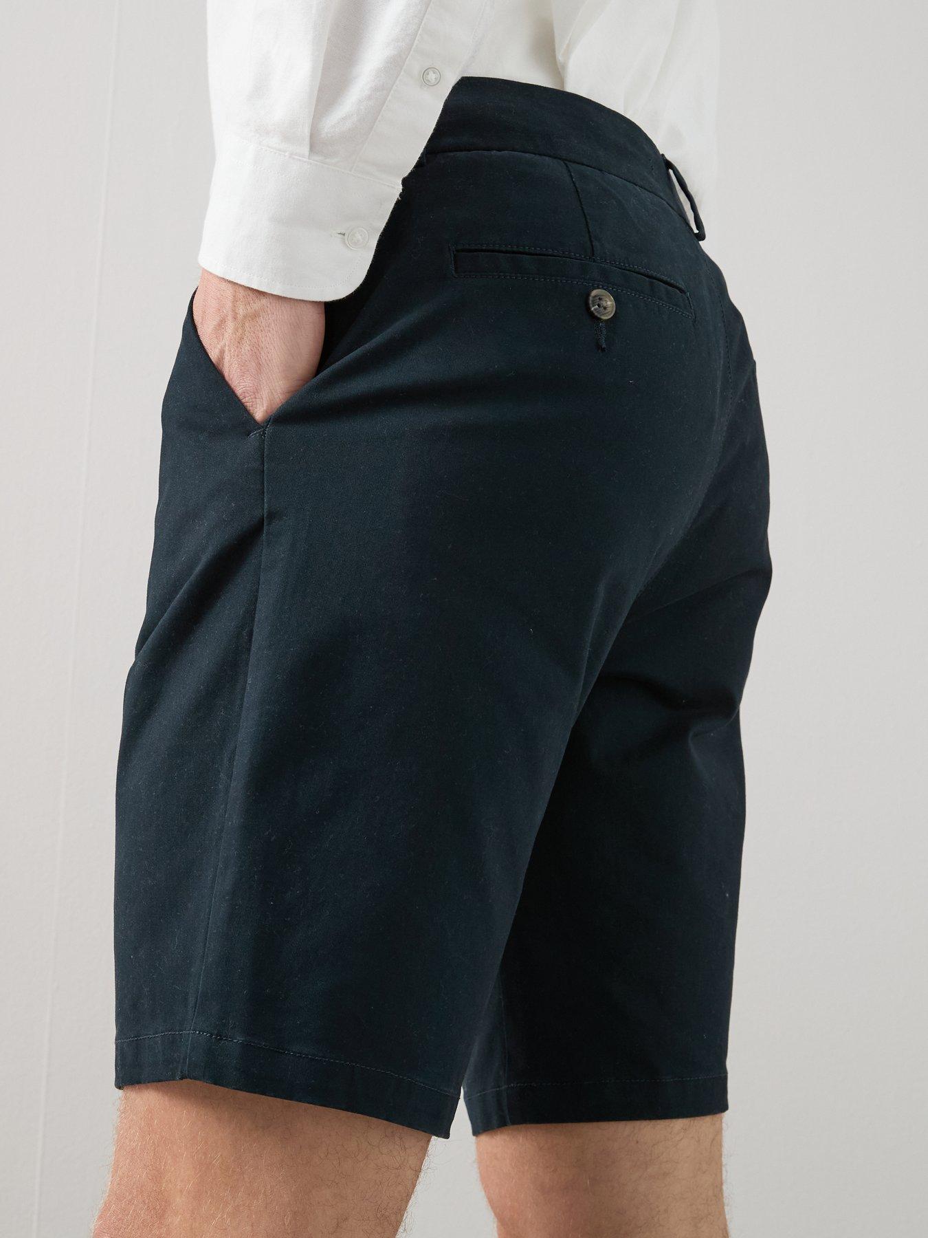 Image 6 of 6 of The Very Collection Slim Fit Chino Short With Stretch - Navy