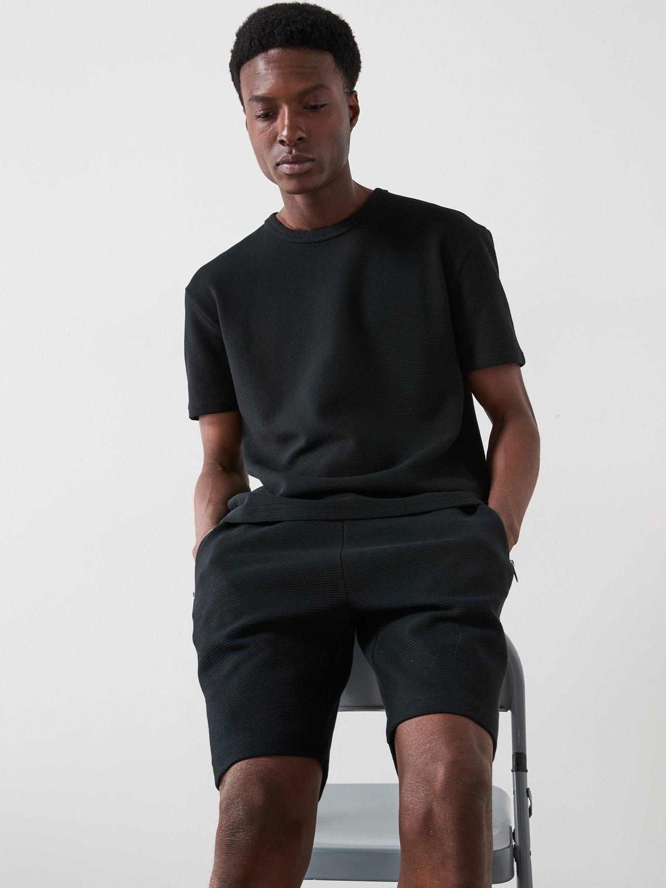 very-man-textured-ottoman-t-shirt-black