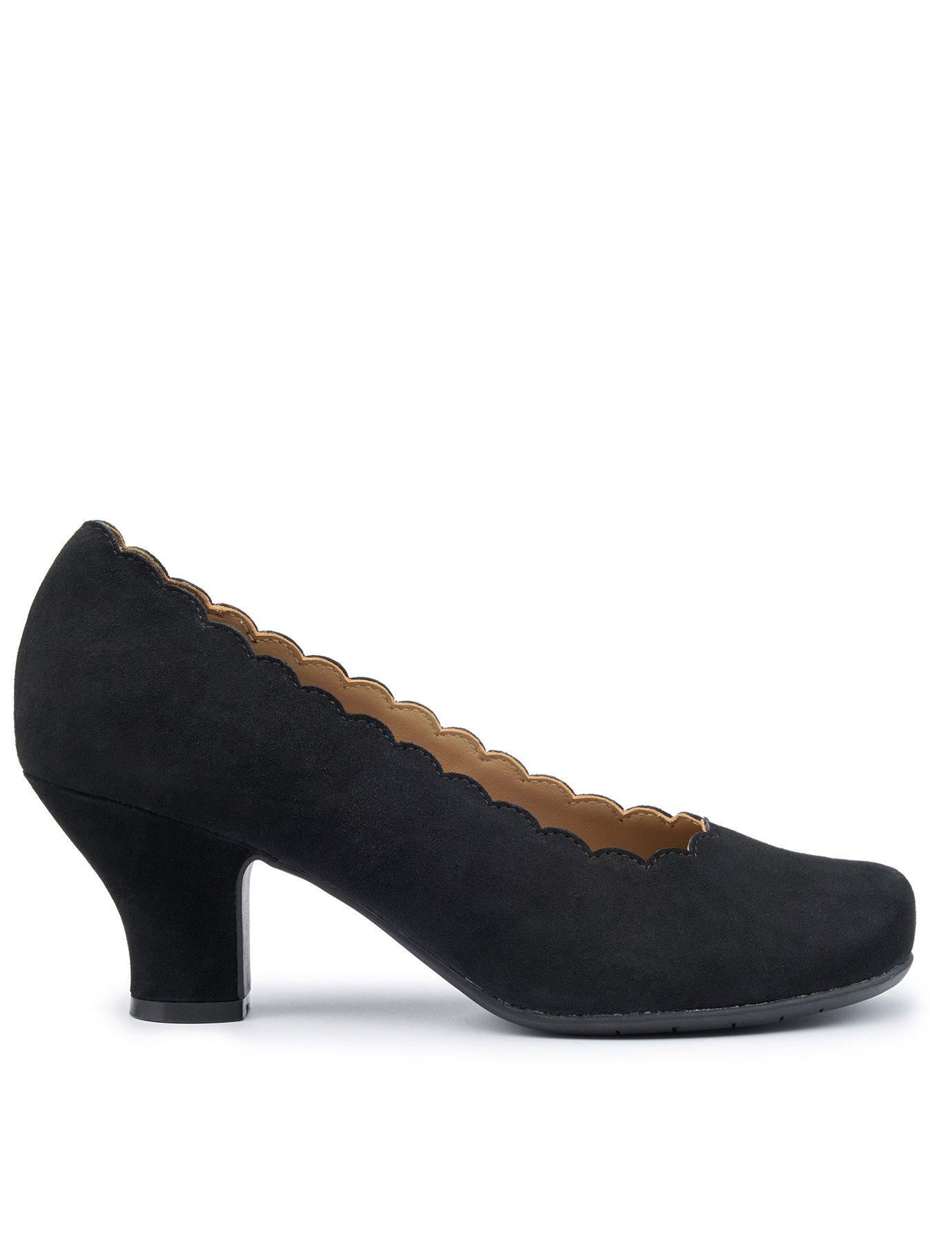  image of hotter-jive-heeled-shoe-black