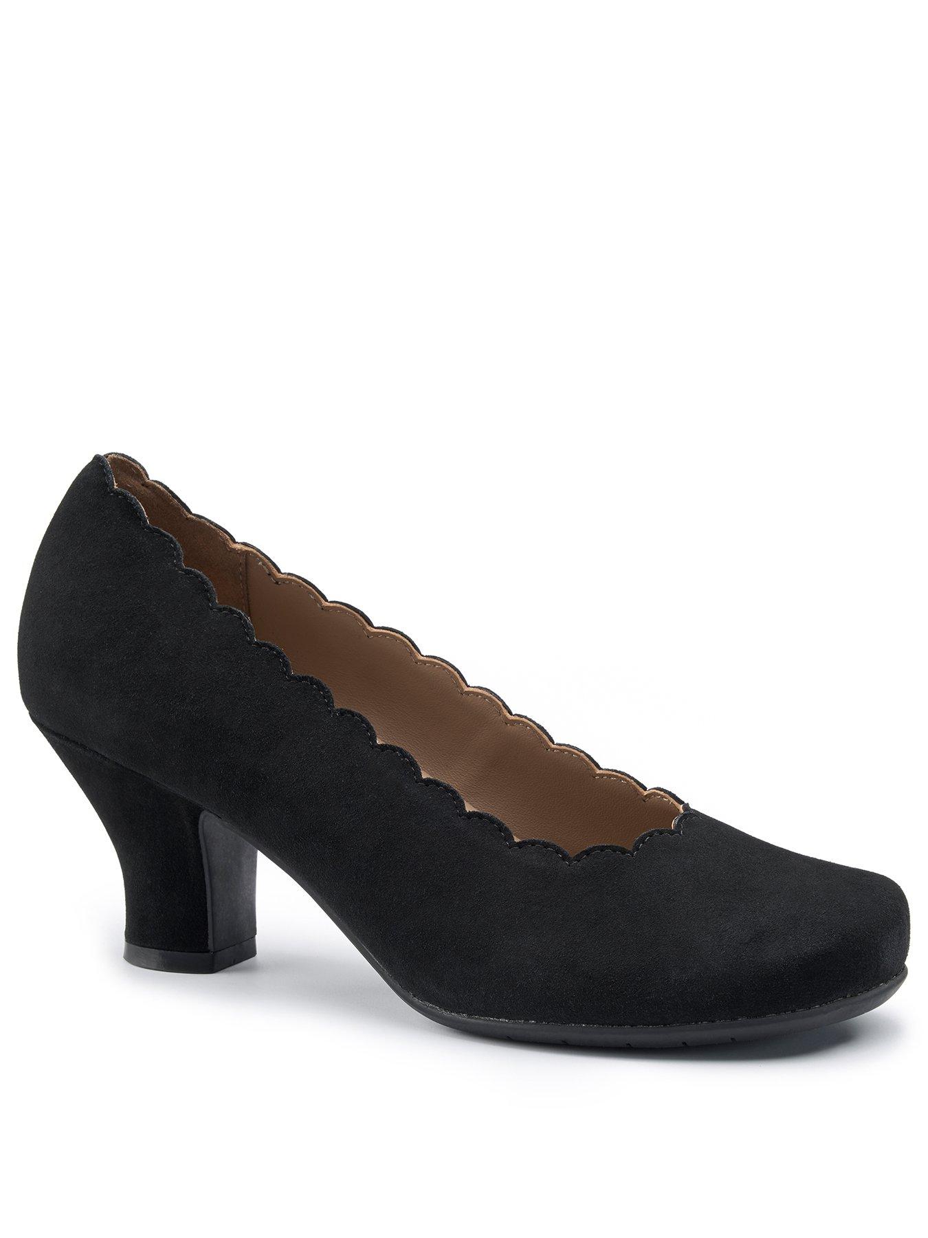  image of hotter-jive-heeled-shoe-black