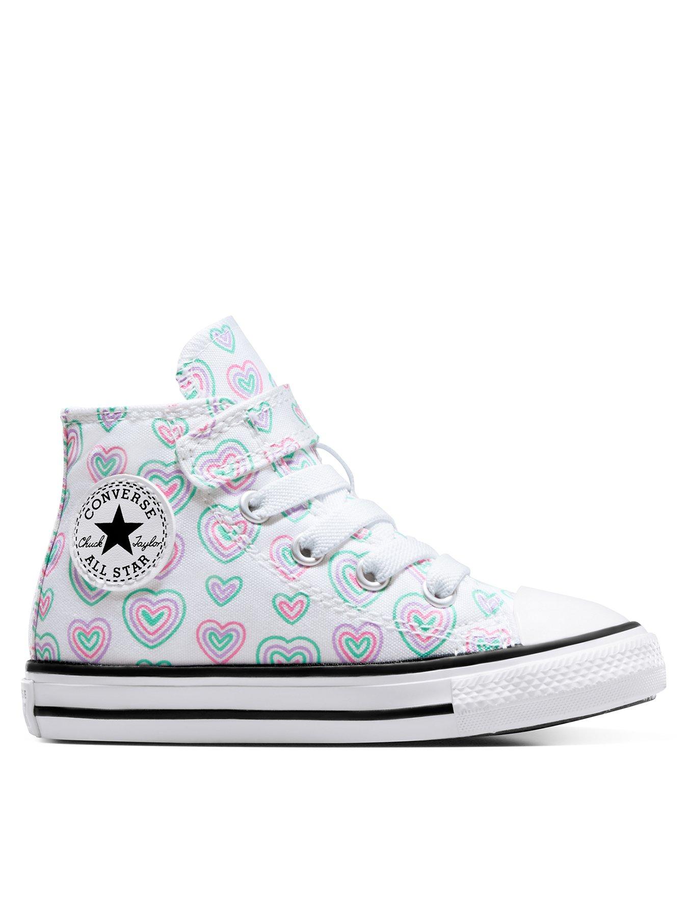 Converse Chuck Taylor All Star Ox Infant Unisex Trainers White littlewoods