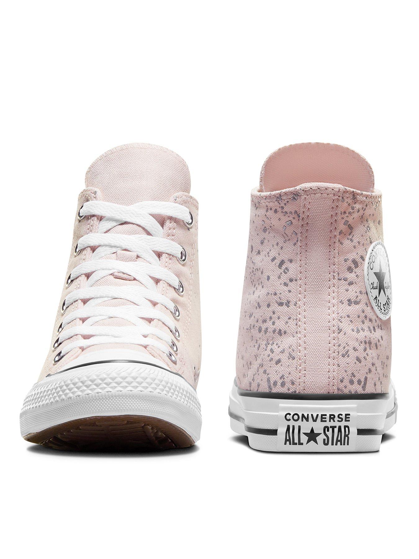 Converse grey pink canvas store