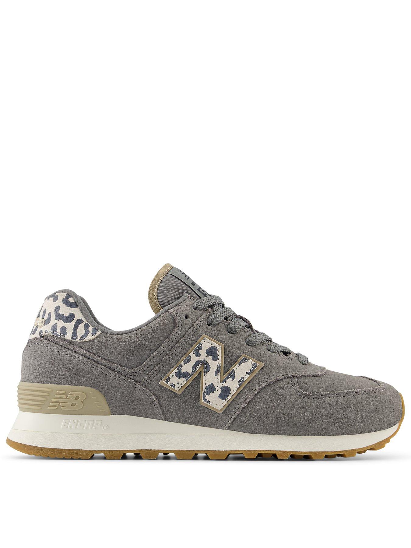 Image 1 of 5 of New Balance Womens 574 Trainers Animal - Grey
