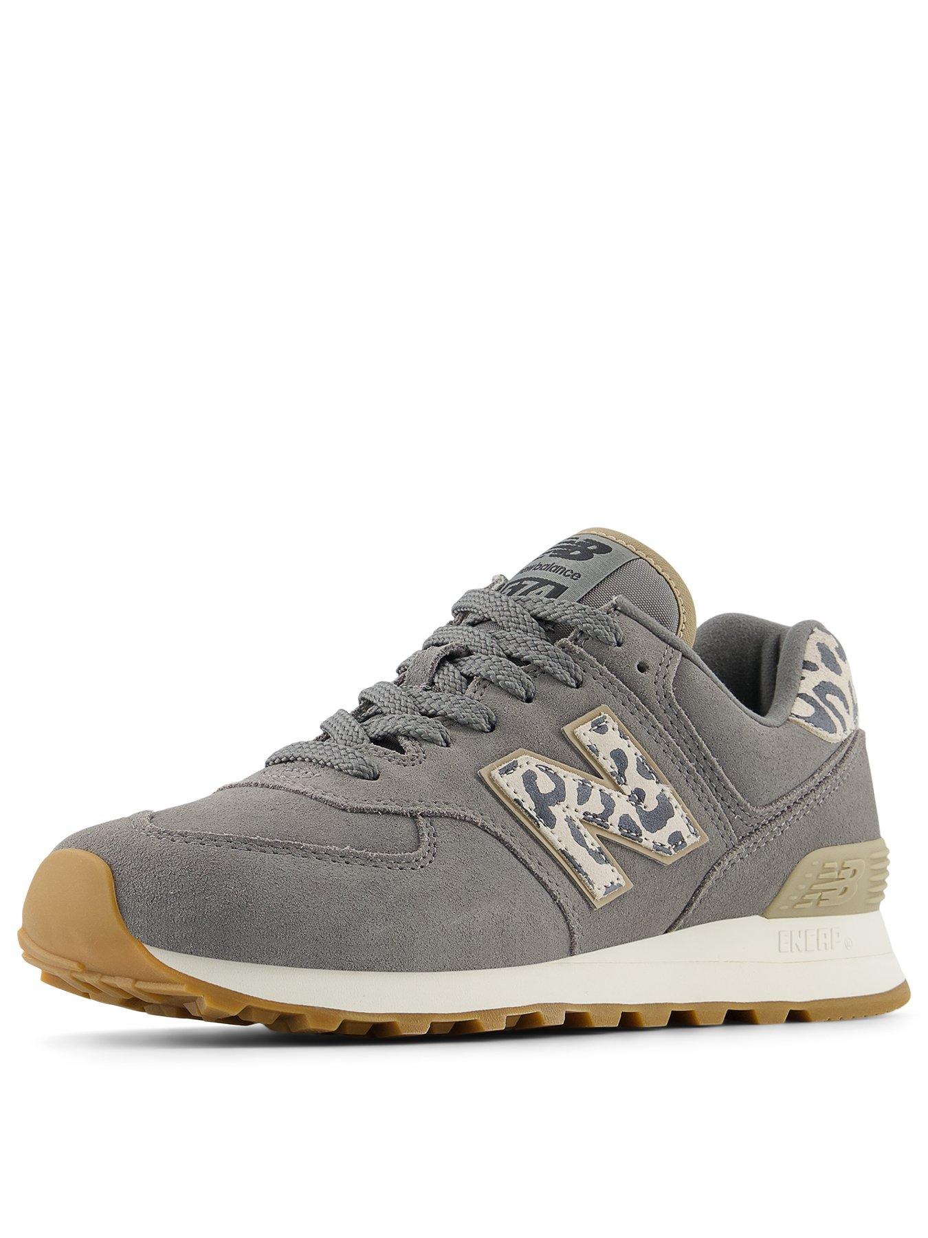 Image 3 of 5 of New Balance Womens 574 Trainers Animal - Grey