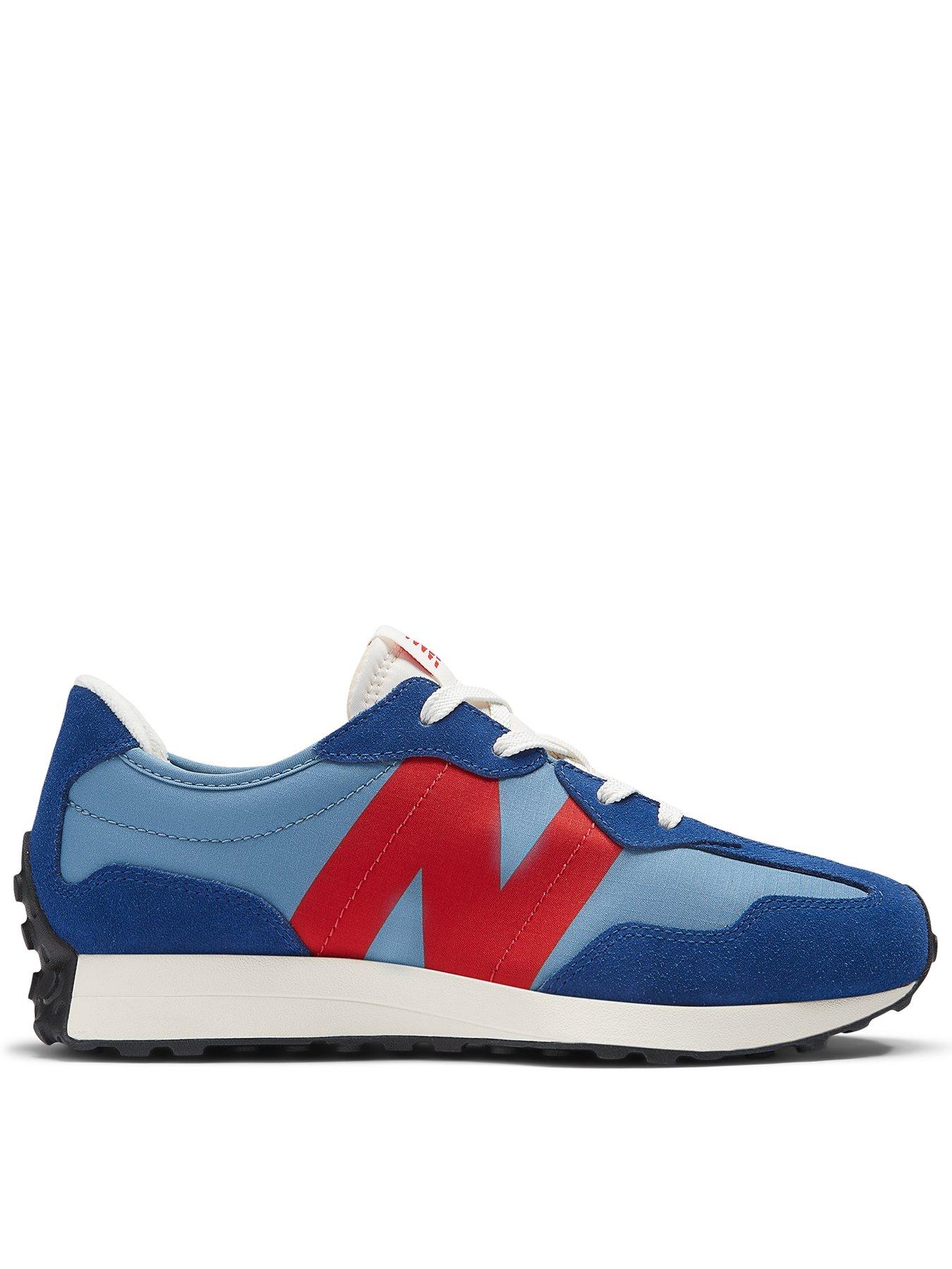 New Balance Older Boys 327 Trainers Blue Multi Littlewoods