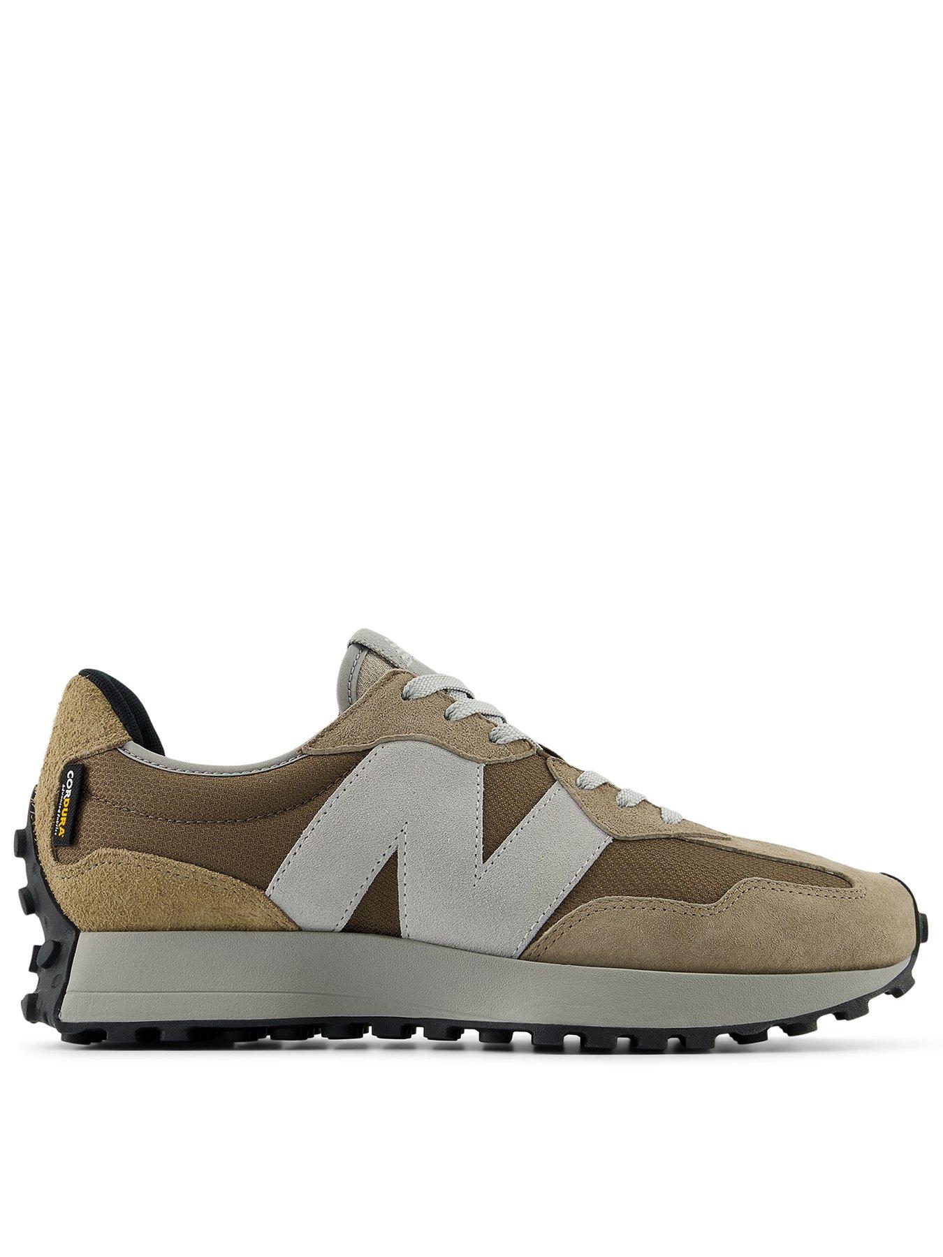 New Balance Mens 327 Trainers Khaki littlewoods