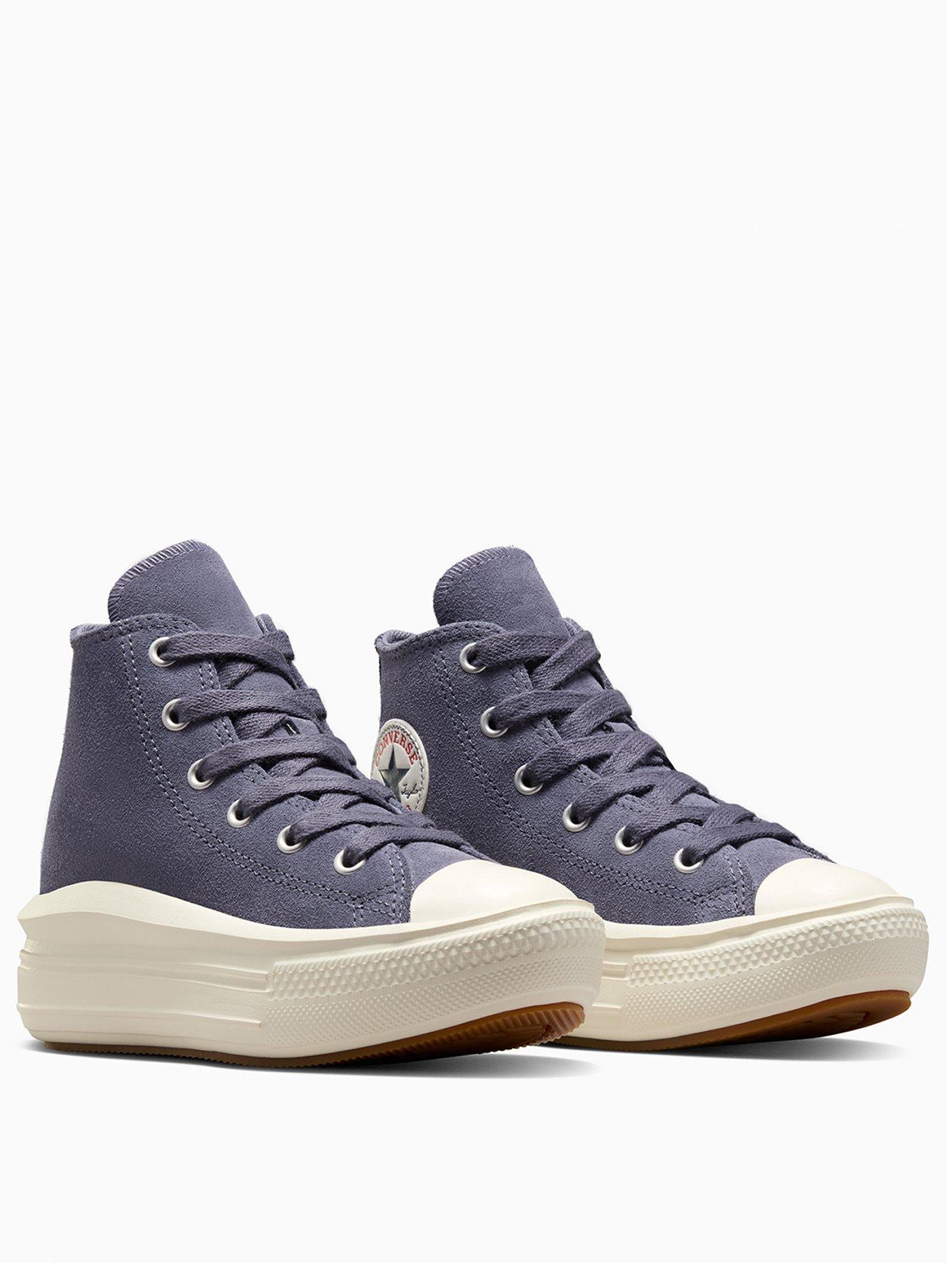  image of converse-kids-lux-sport-chuck-taylor-all-star-move-trainers-purple