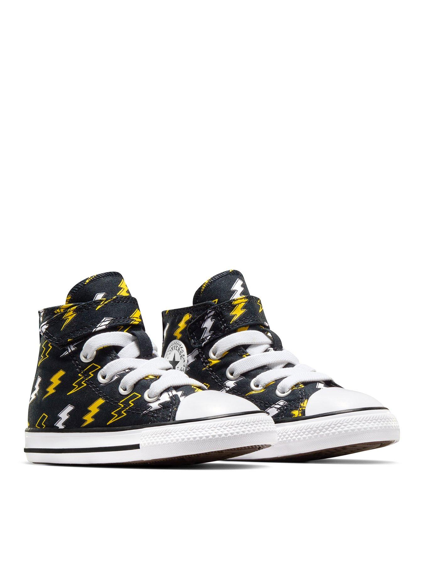 Image 2 of 7 of Converse Infants Bolts Canvas Hi Trainers - Black