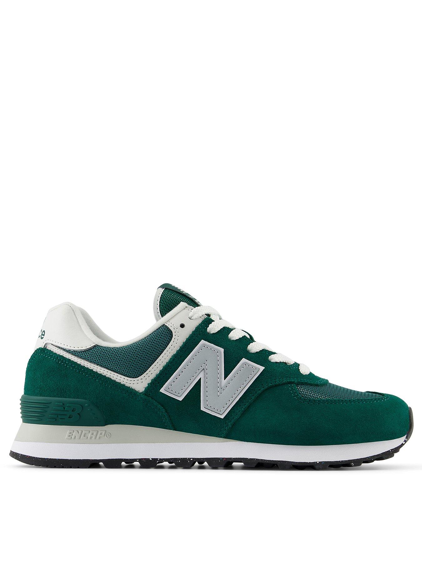 New Balance Mens 574 Trainers Green Littlewoods