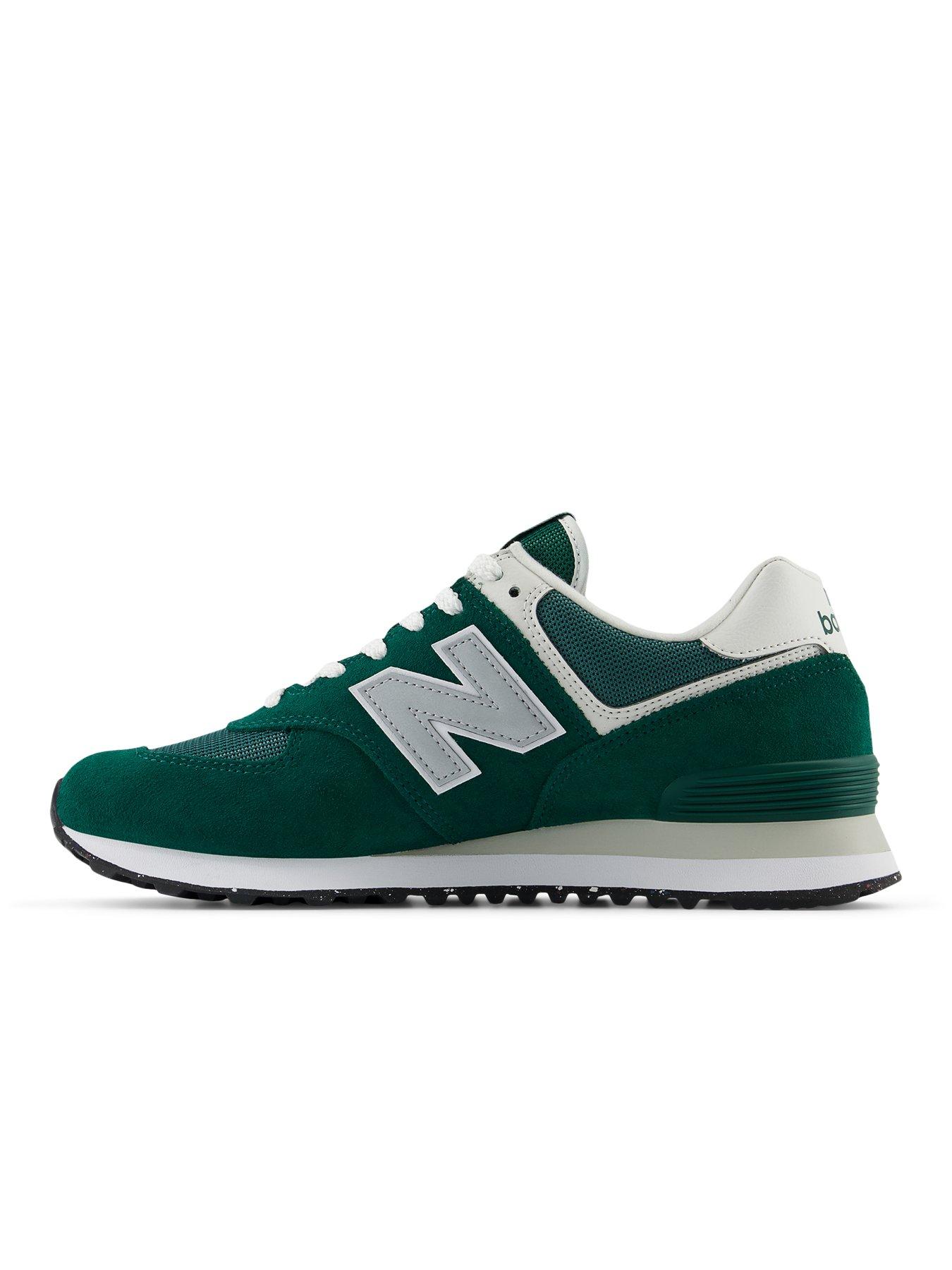 New Balance Mens 574 Trainers Green Littlewoods