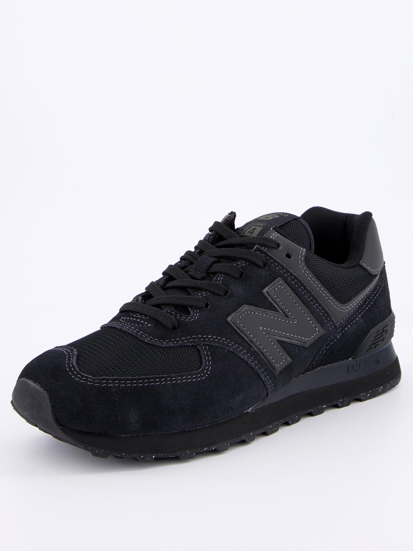Image 2 of 7 of New Balance Mens 574 Trainers - Black/black