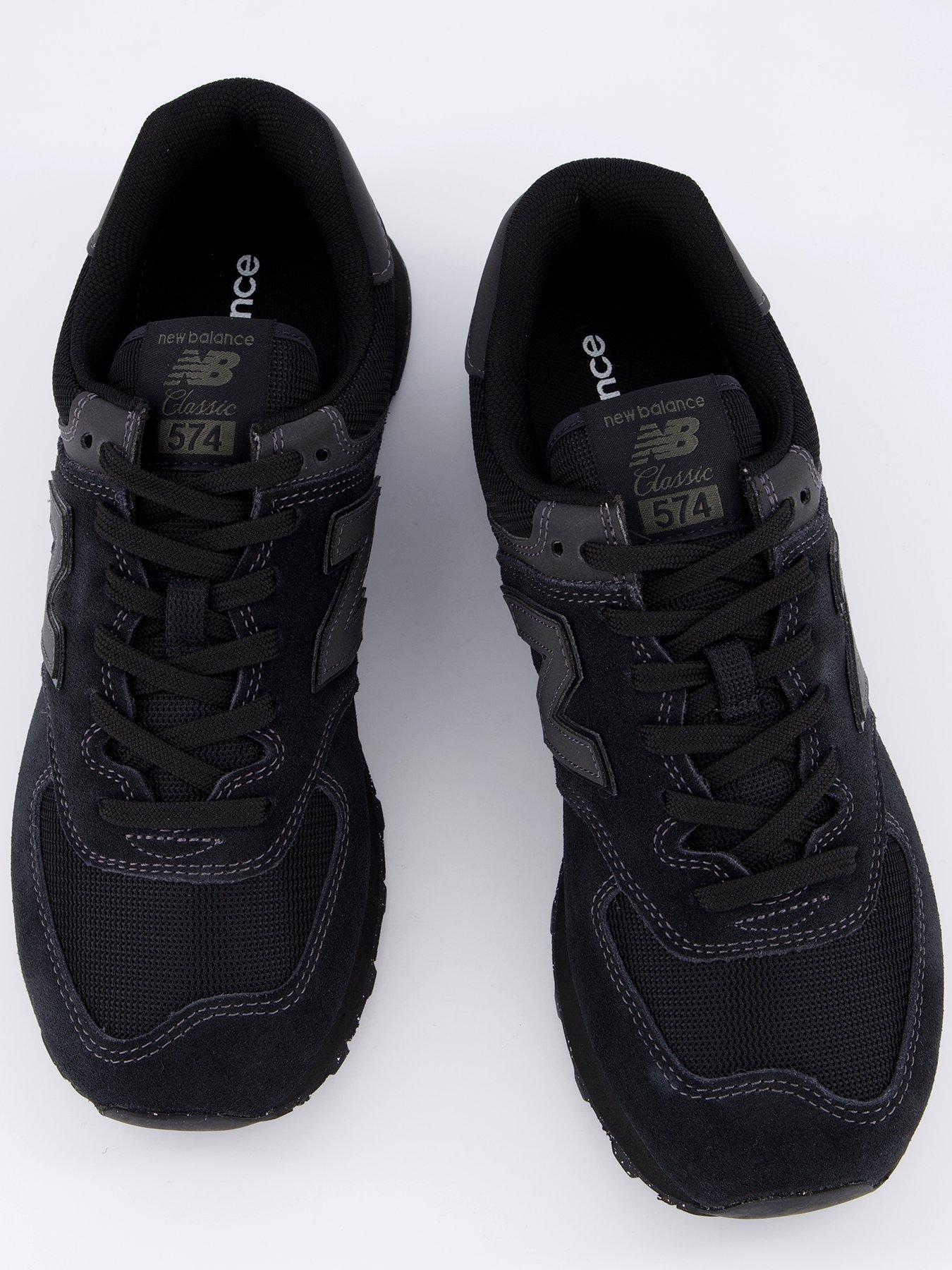 Image 3 of 7 of New Balance Mens 574 Trainers - Black/black