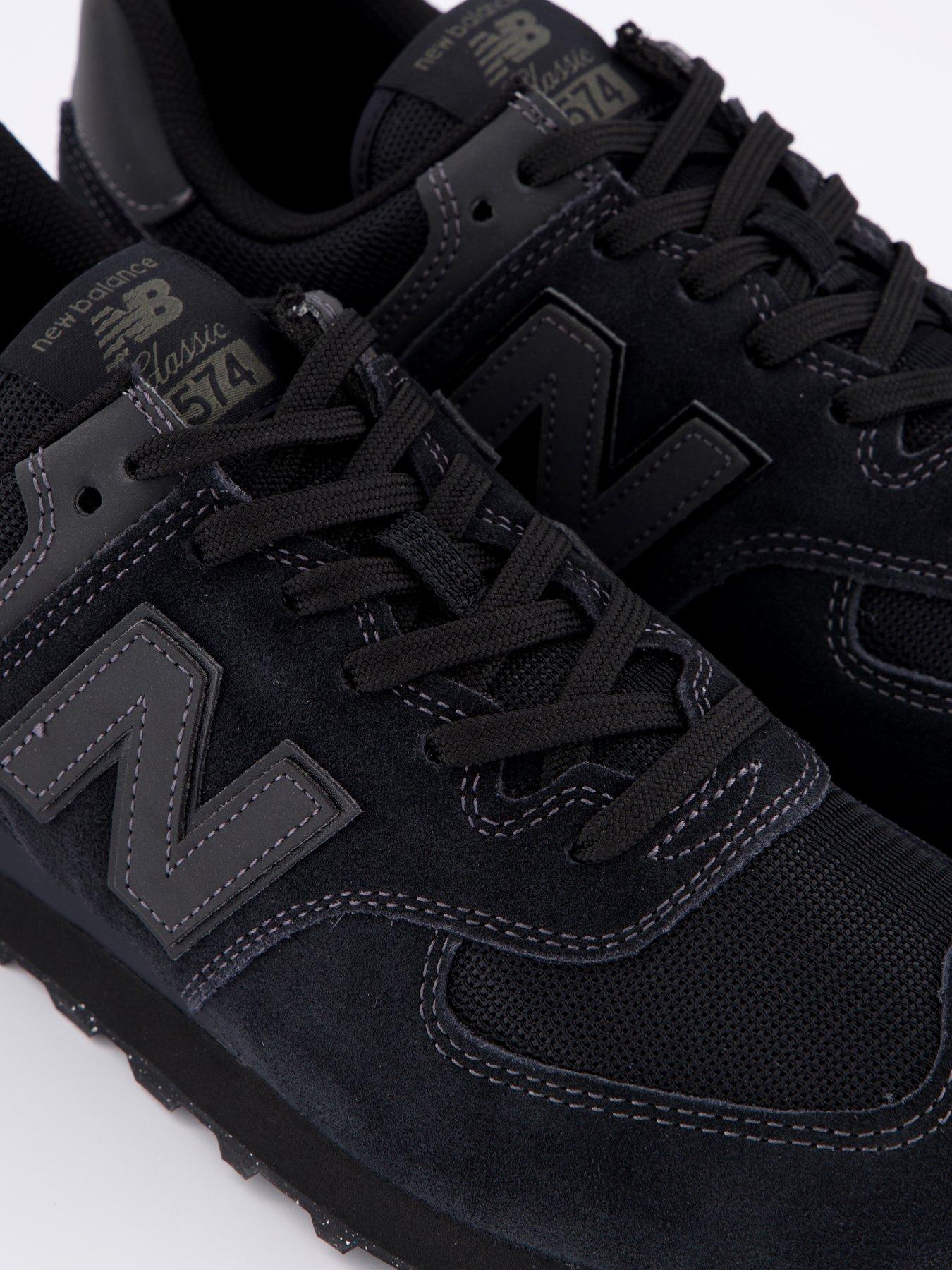 Image 5 of 7 of New Balance Mens 574 Trainers - Black/black