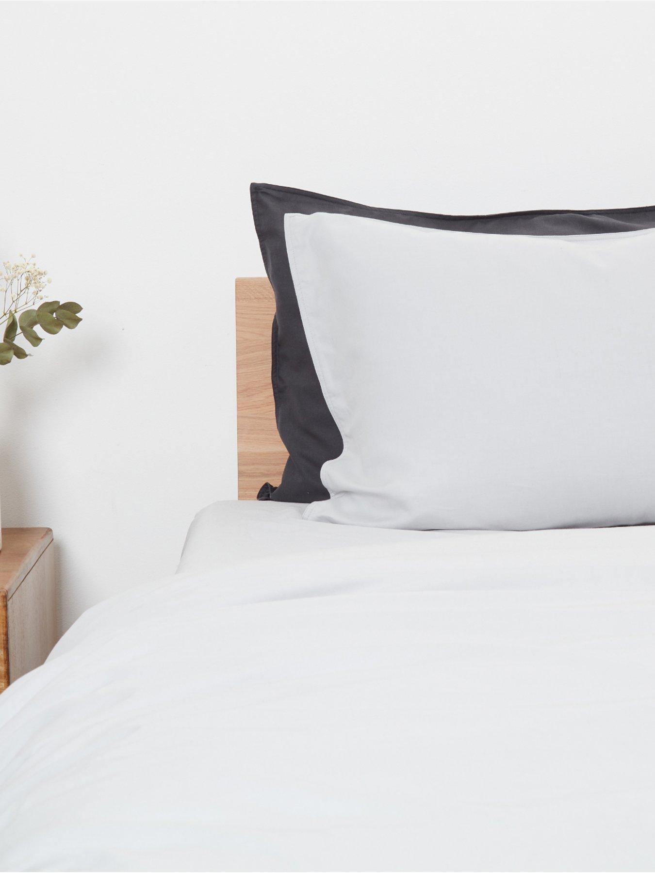  image of panda-london-panda-earth-bamboo-amp-french-linen-fitted-sheet-grey
