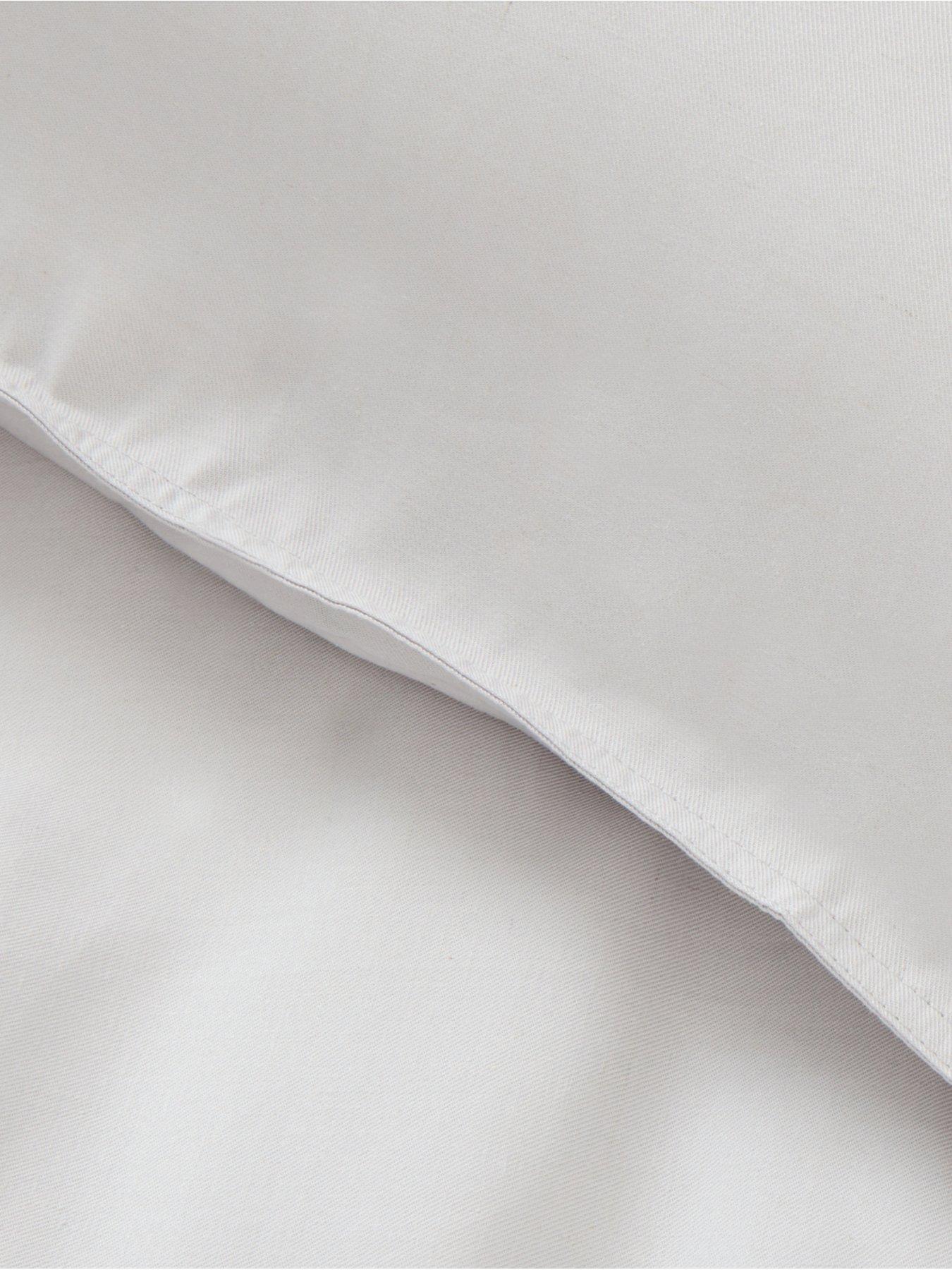  image of panda-london-panda-earth-bamboo-amp-french-linen-fitted-sheet-grey
