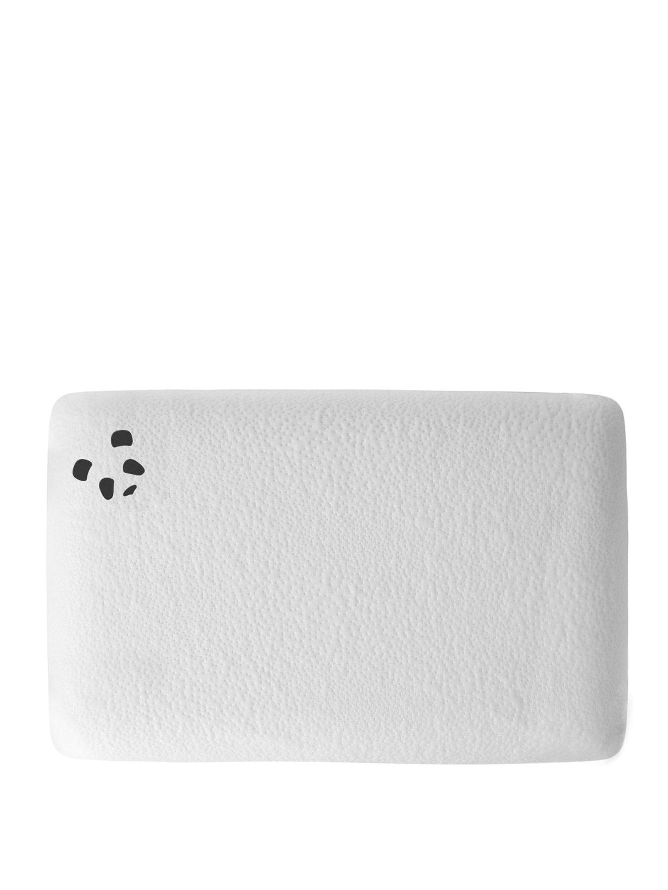  image of panda-london-panda-kids-bamboo-amp-memory-foam-pillow--toddler-white