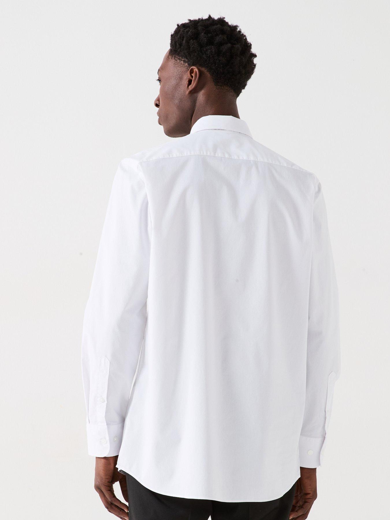  image of very-man-long-sleeve-regular-fit-easy-care-smart-shirt-white