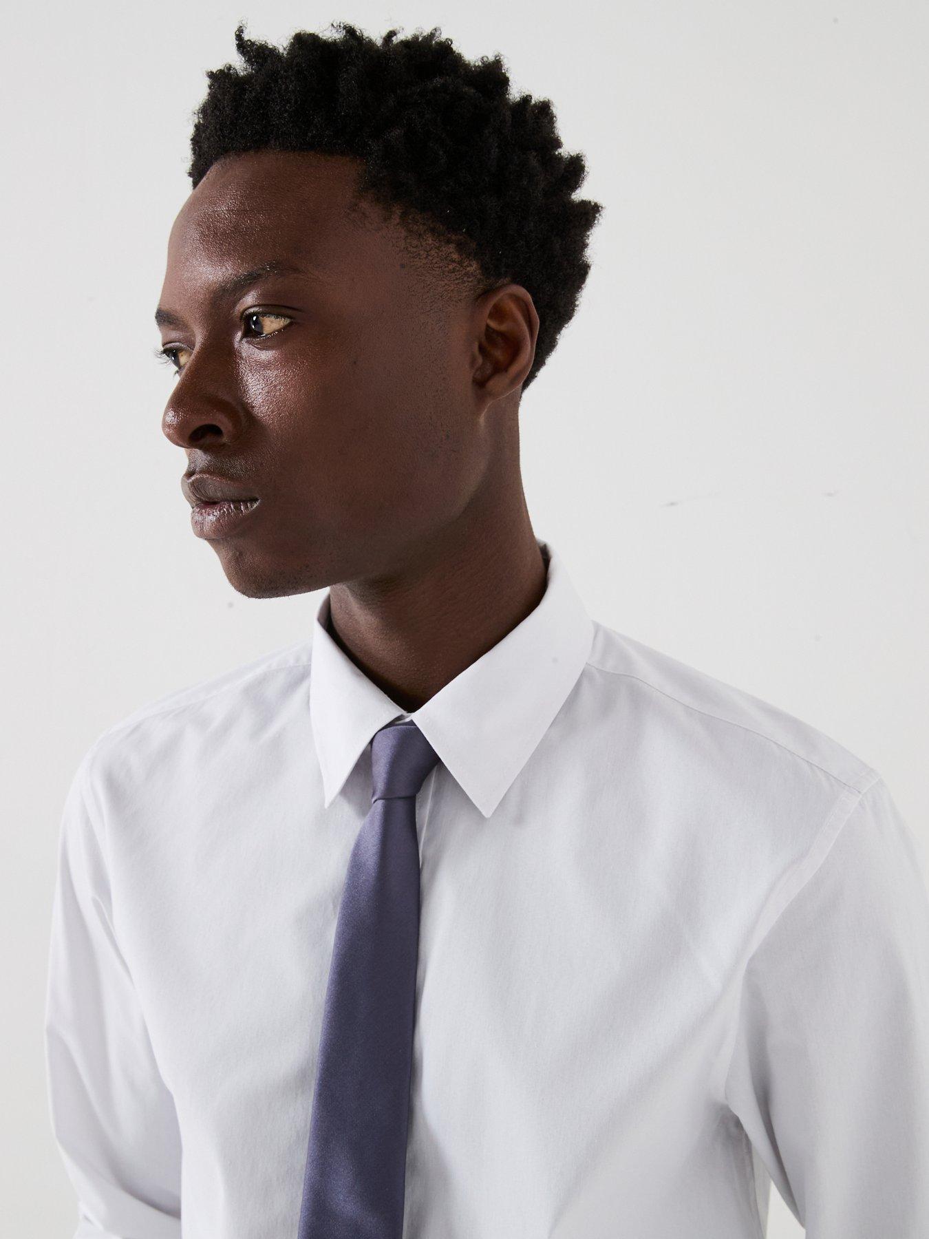  image of very-man-long-sleeve-regular-fit-easy-care-smart-shirt-white
