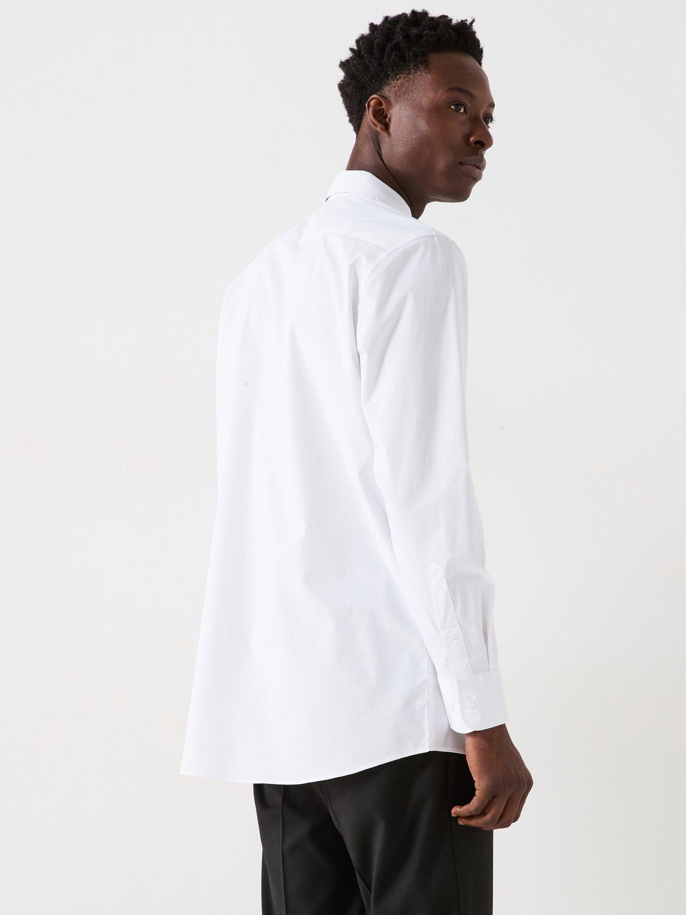  image of very-man-long-sleeve-regular-fit-easy-care-smart-shirt-white