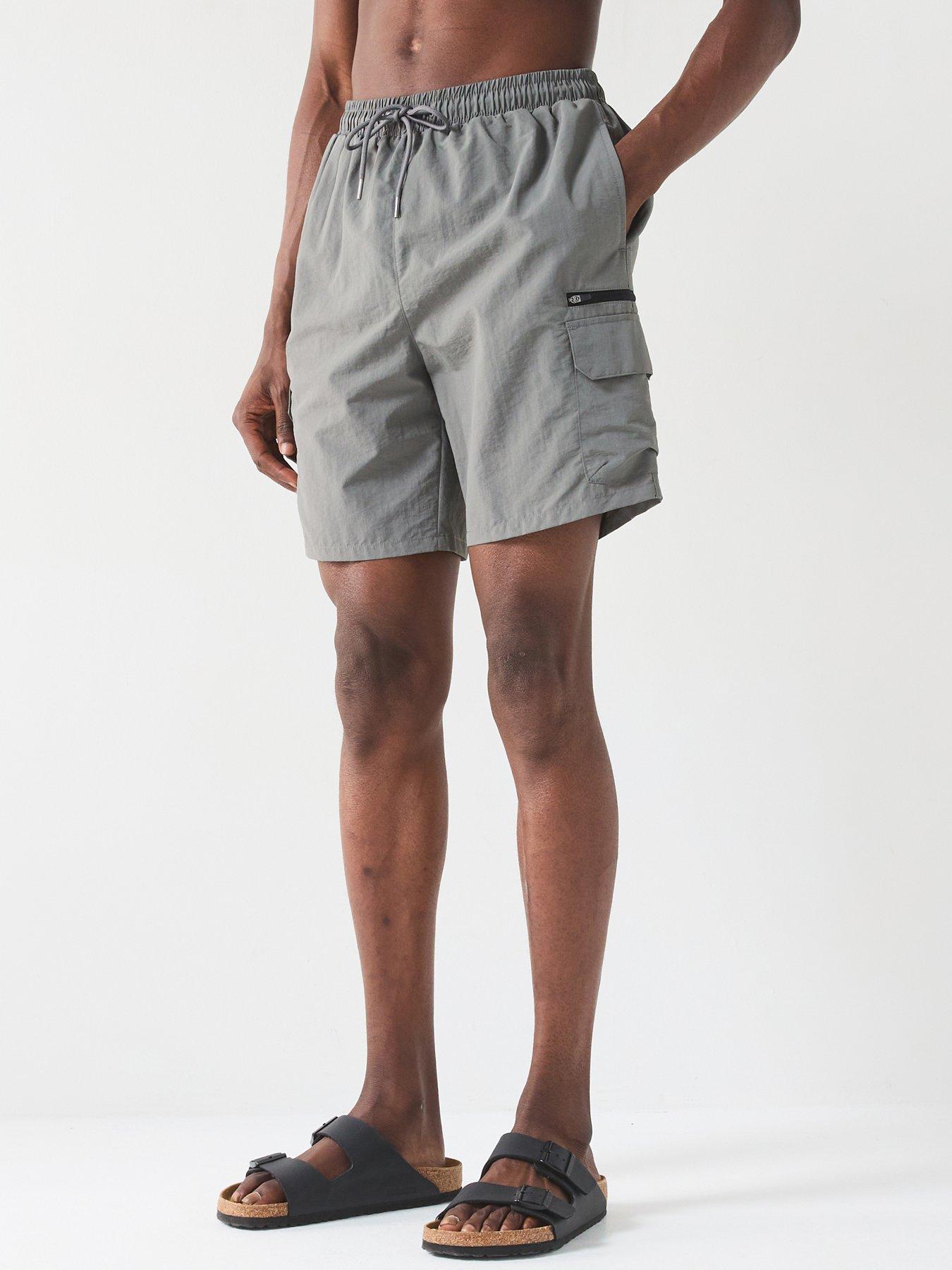  image of very-man-utility-swim-shorts-grey