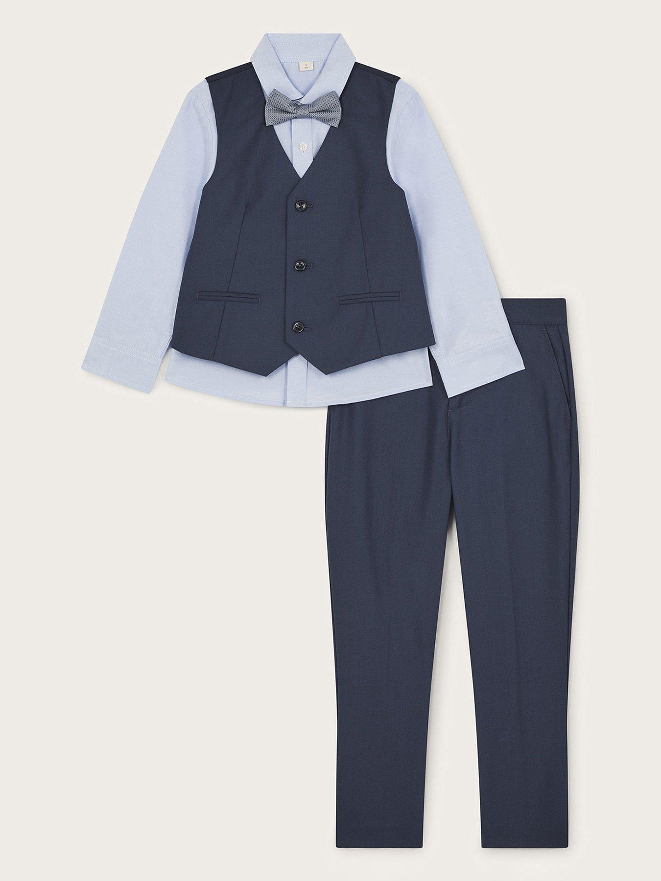  image of monsoon-boys-4-piece-suit-blue