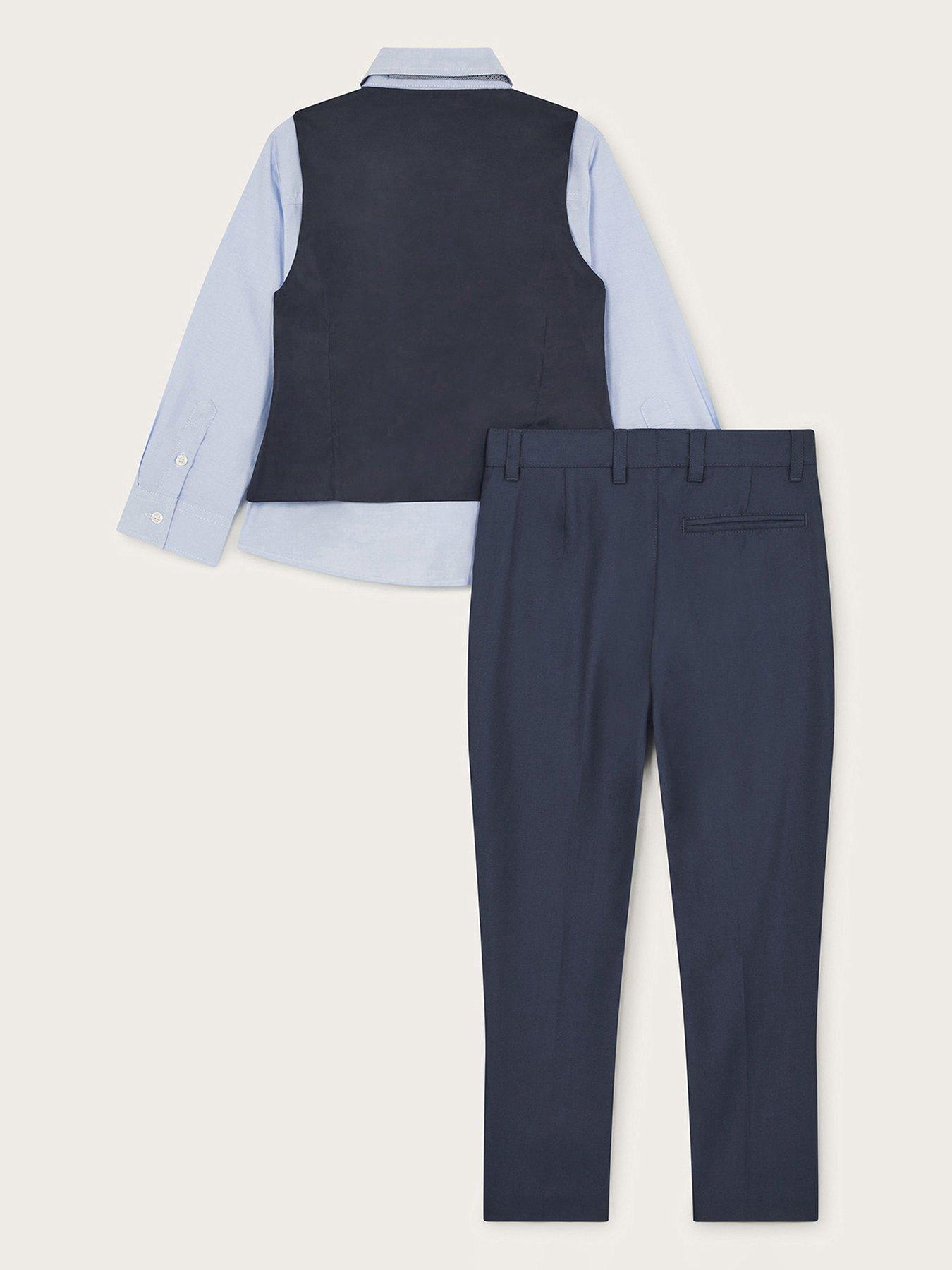 image of monsoon-boys-4-piece-suit-blue