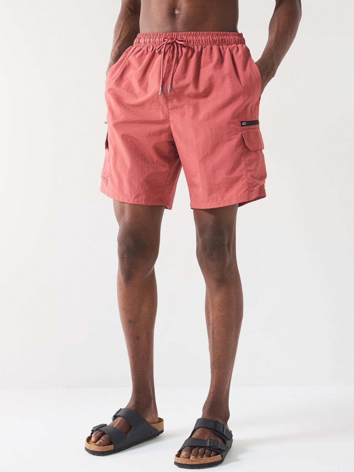 very-man-utility-swim-shorts-orange