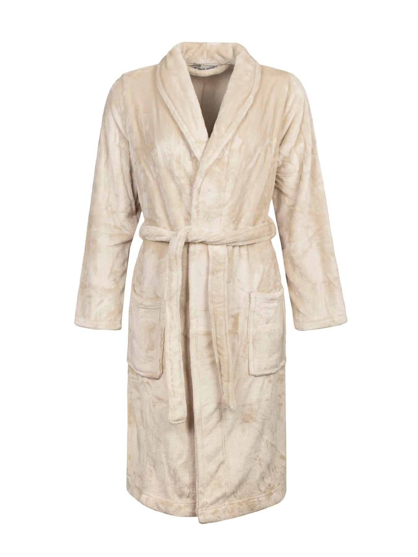 heat-holders-fleece-dressing-gown-white-sand