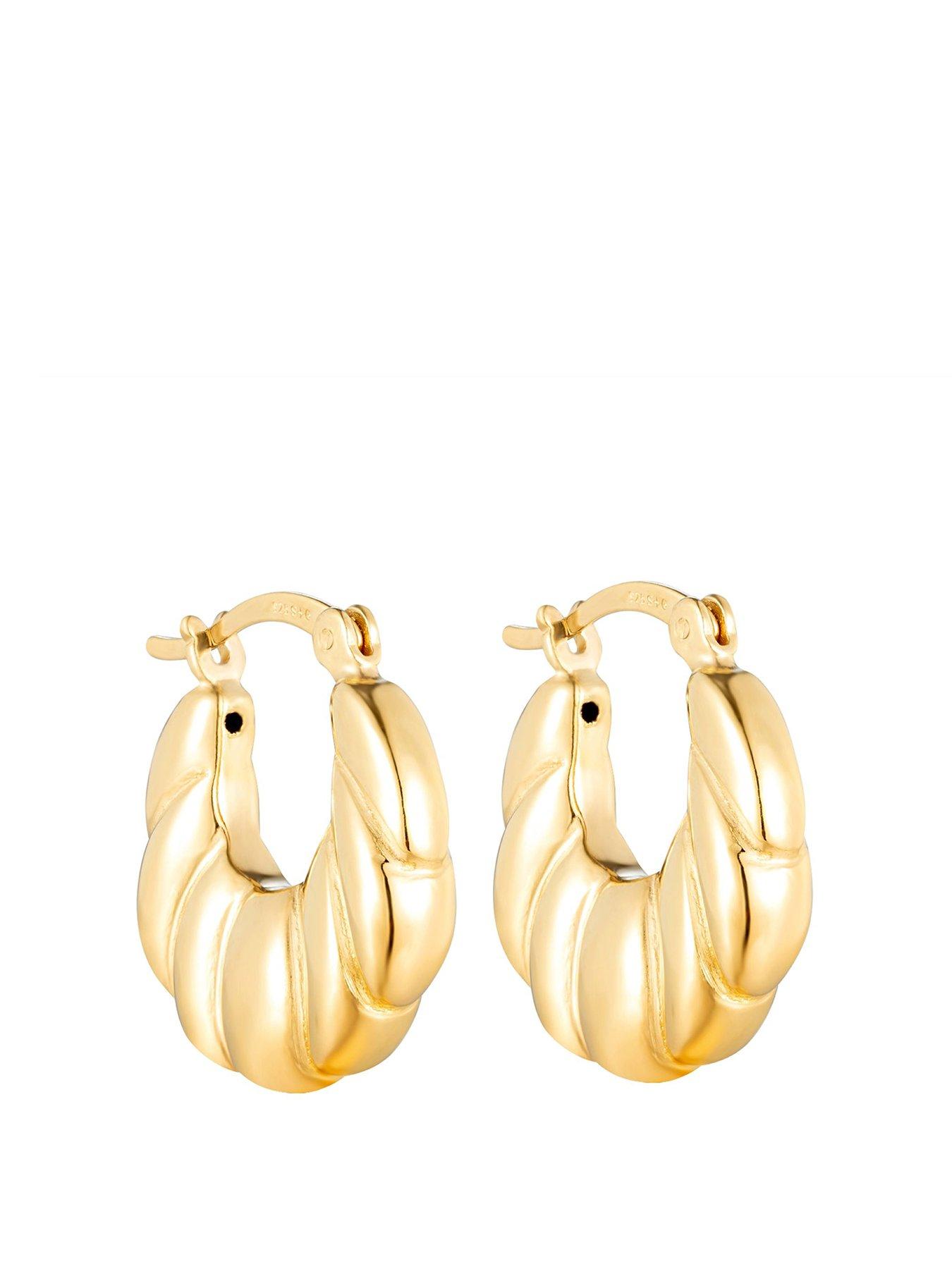 undefined Small Croissant Hoops
