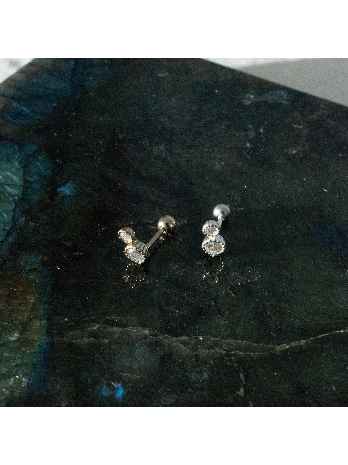  image of seol-gold-double-bezel-cz-stud-sold-as-single