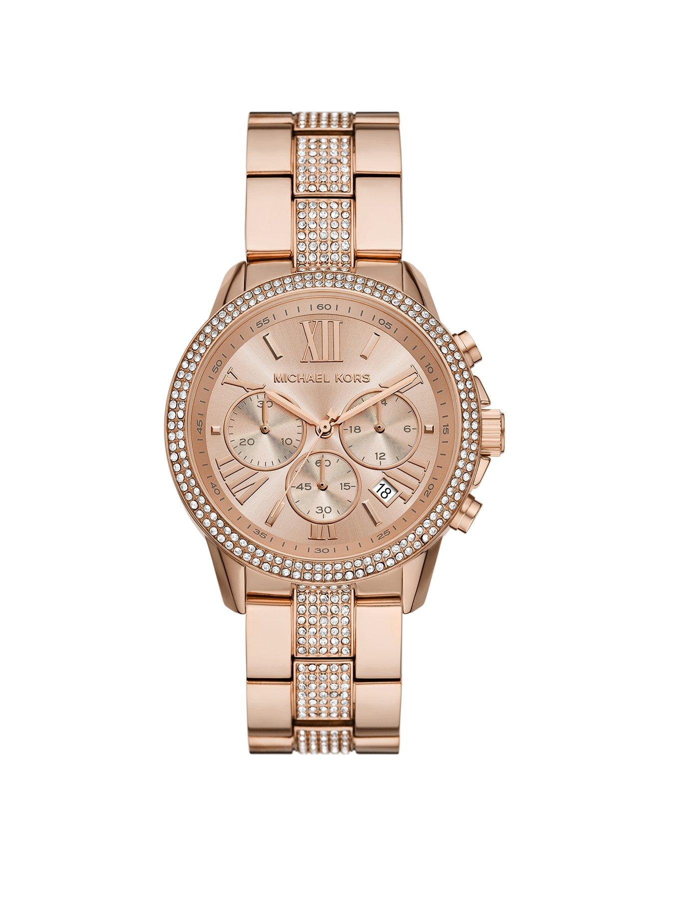 undefined Brynn Chronograph Rose Gold-Tone Stainless Steel Watch