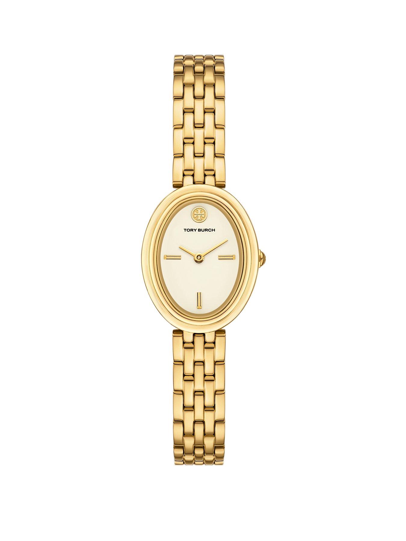 Tory Burch Oval Watch - Gold-Tone Stainless Steel