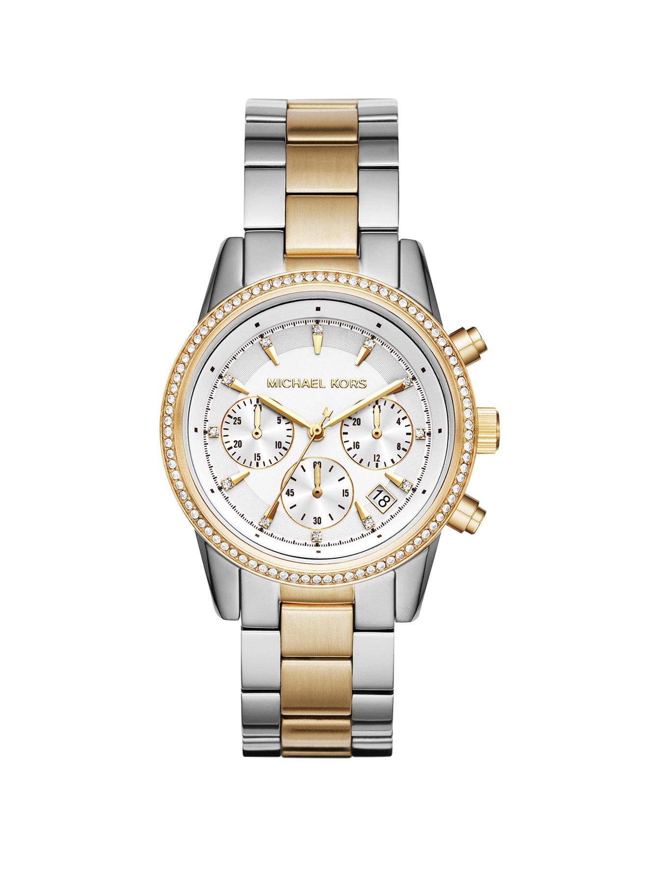 Michael Kors Bryant Chronograph Two-Tone Stainless Steel Watch
