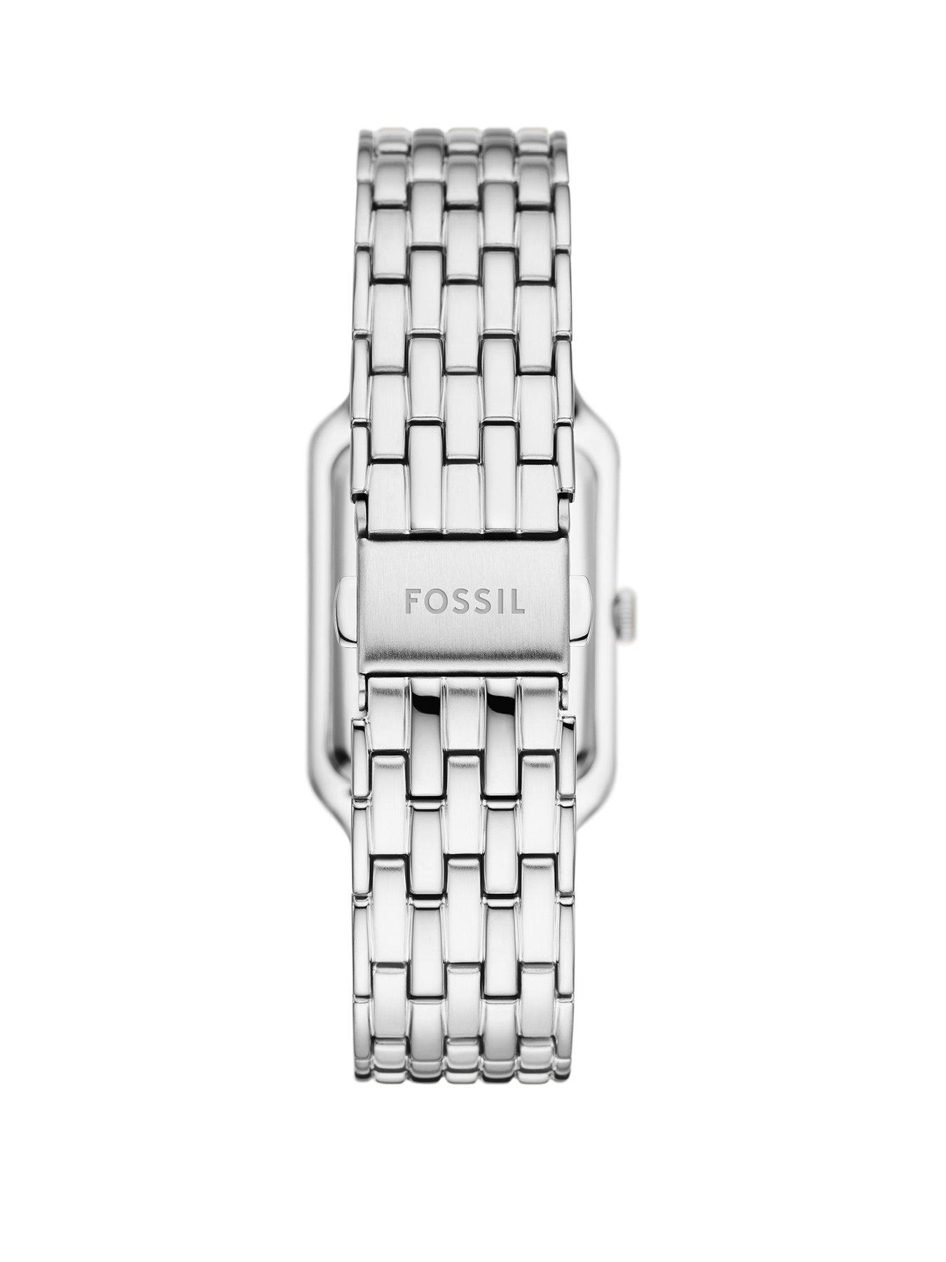  image of fossil-womens-raquel-3-hand-datenbspstainless-steel-watch