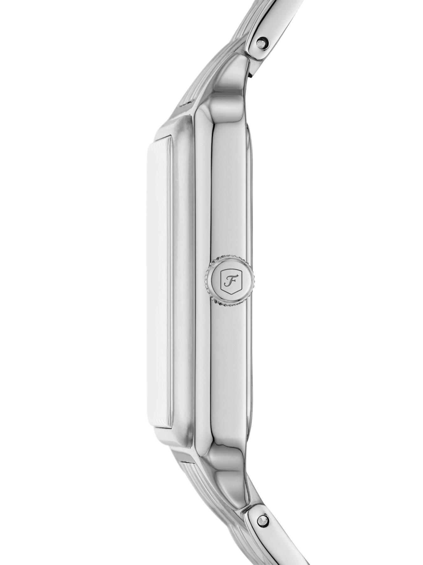 image of fossil-womens-raquel-3-hand-datenbspstainless-steel-watch