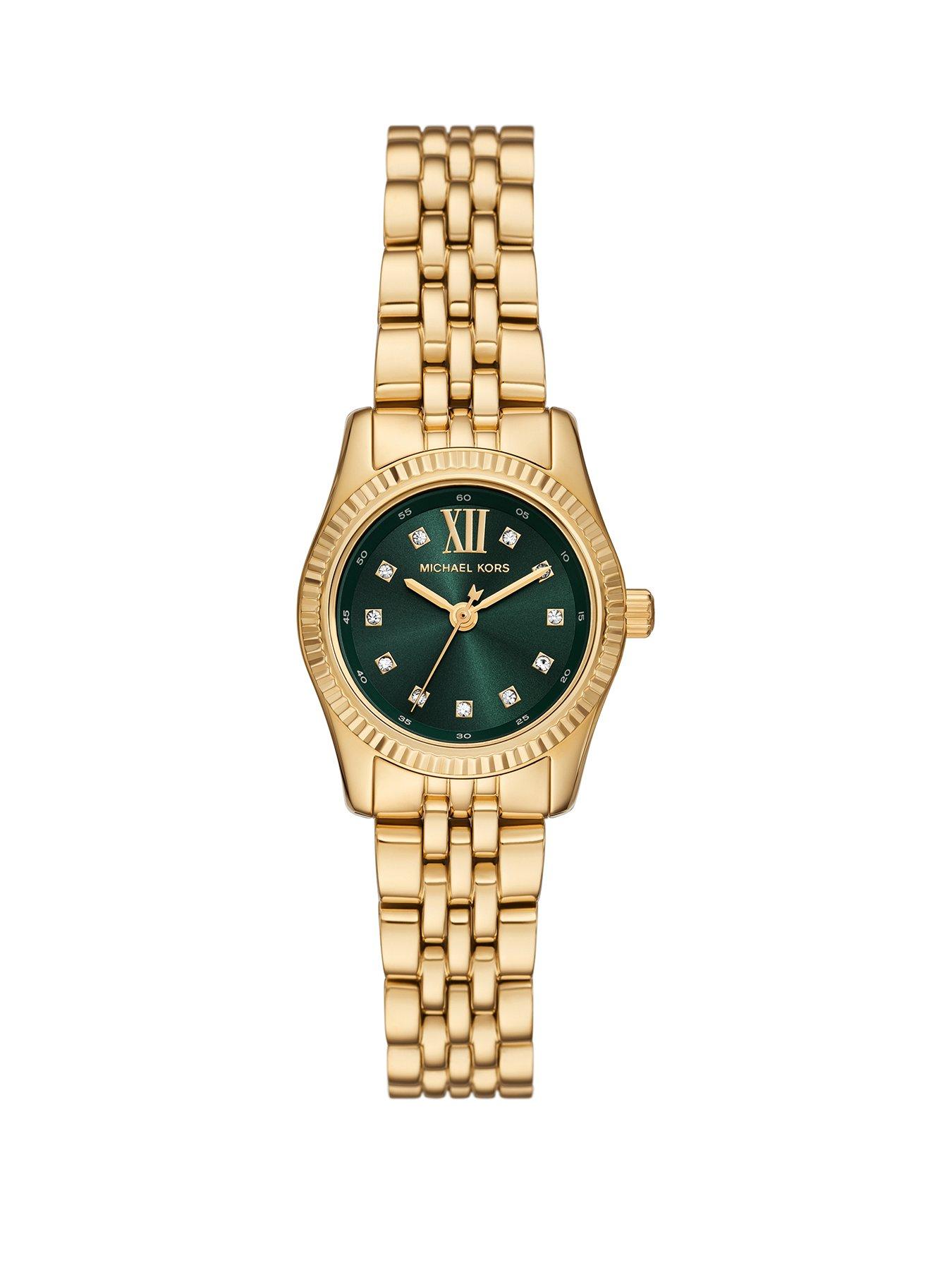 undefined Lexington Three-Hand Gold-Tone Stainless Steel Watch